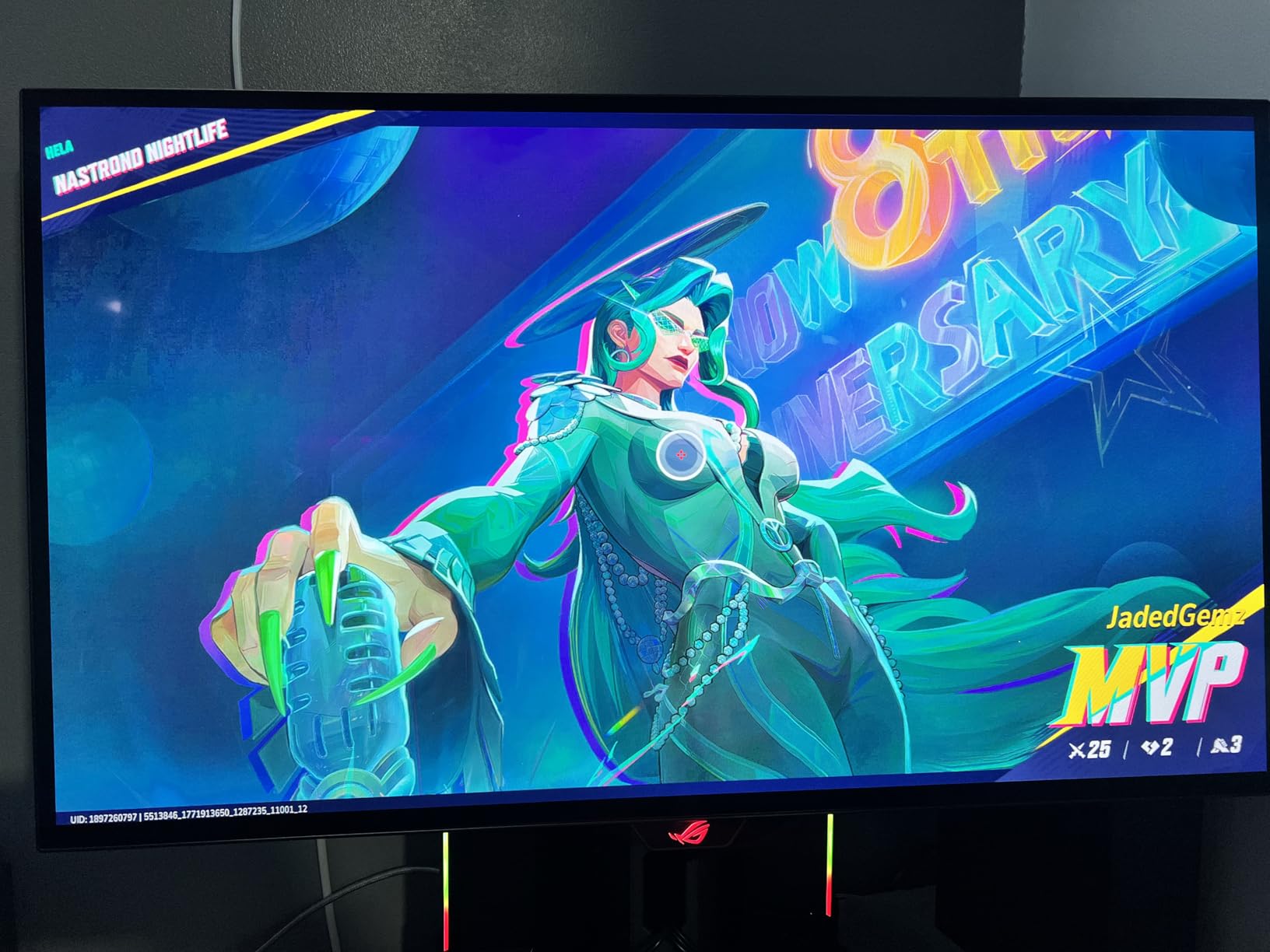 ASUS ROG Strix 27 inch 1440P OLED Gaming Monitor (XG27AQDMG) - QHD, Glossy OLED, 240Hz, 0.03ms, Custom Heatsink, Anti-flicker, G-SYNC Compatible, 99% DCI-P3 customer photo 1