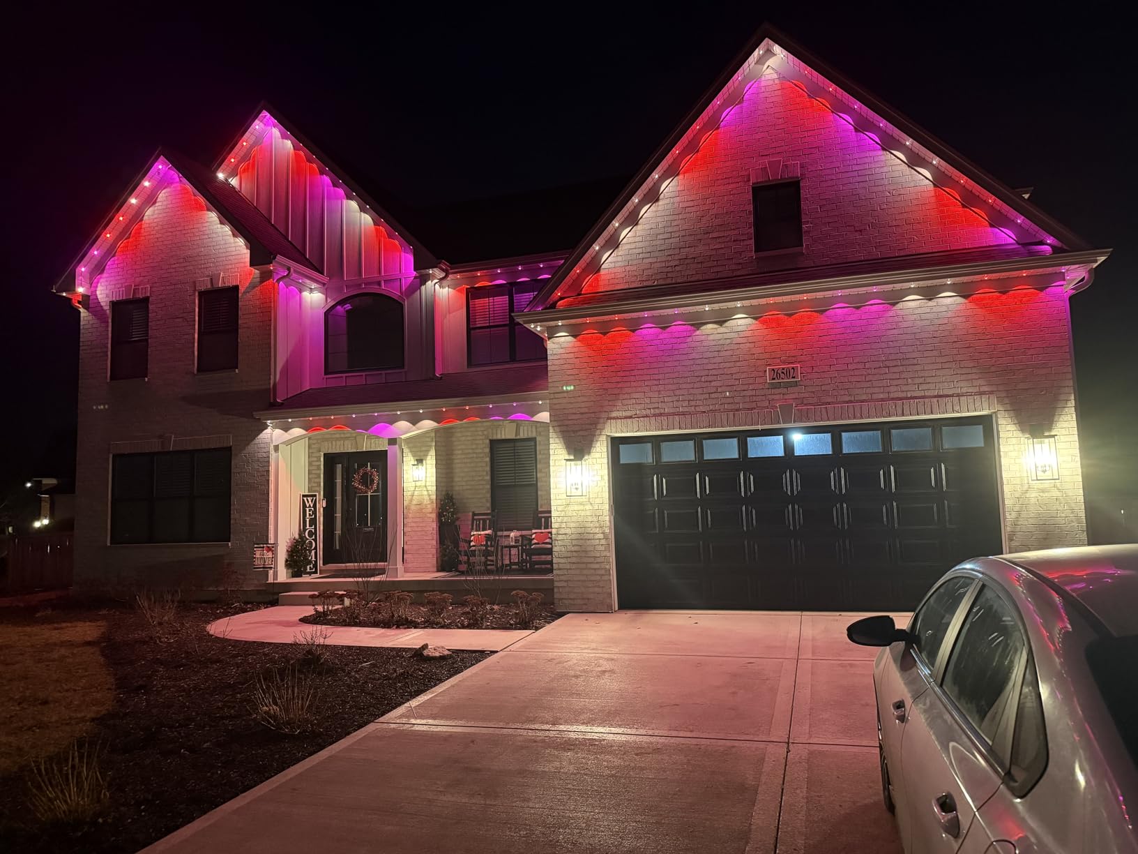 Govee Permanent Outdoor Lights 2, 100ft RGBIC Outdoor Lights with 16 Million Colors and 100 Scene Modes, IP67 Waterproof, Holiday & Party Decorations, Works with Alexa, Google Assistant, White customer photo 2