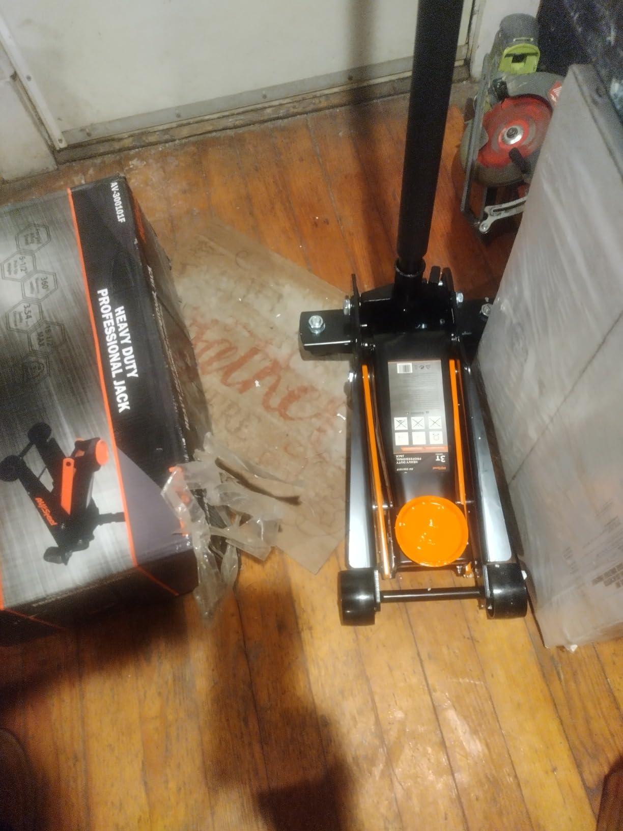 AV Steel 3 Ton Floor Jack (6600 lbs), Heavy Duty Hydraulic Jack for Car with Single Piston Pump, Quick Lift Car Jack 3 ton with Lifting Range 5.5'' to 18.5'' customer photo 1