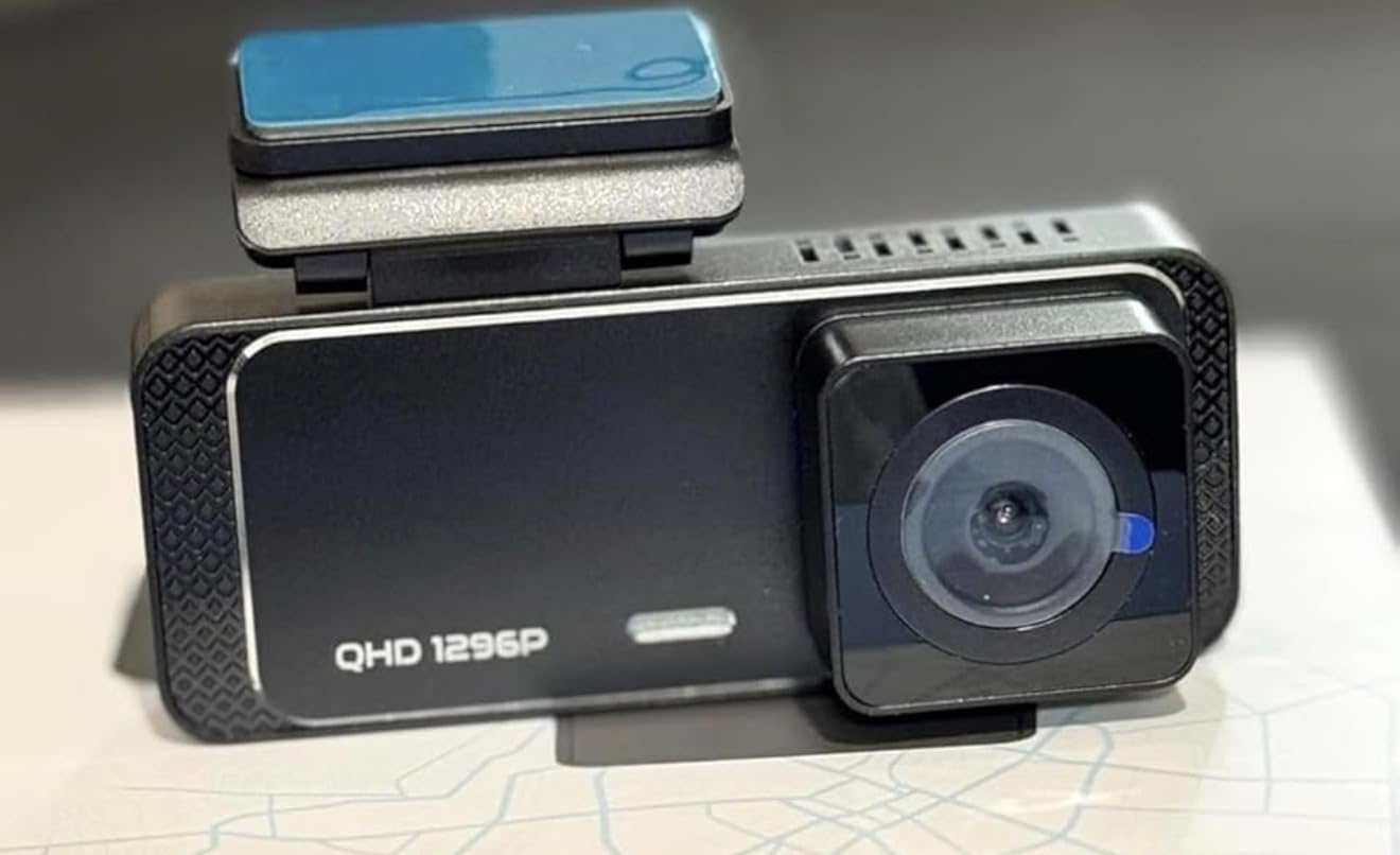 Dash Cam 1296P Front Dashcam, V300 WiFi Dash Camera for Cars with App, Night Vision, Mini Hidden Single Car Camera, Loop Recording, 24H Parking Mode, Support 256GB Max, Black customer photo 1