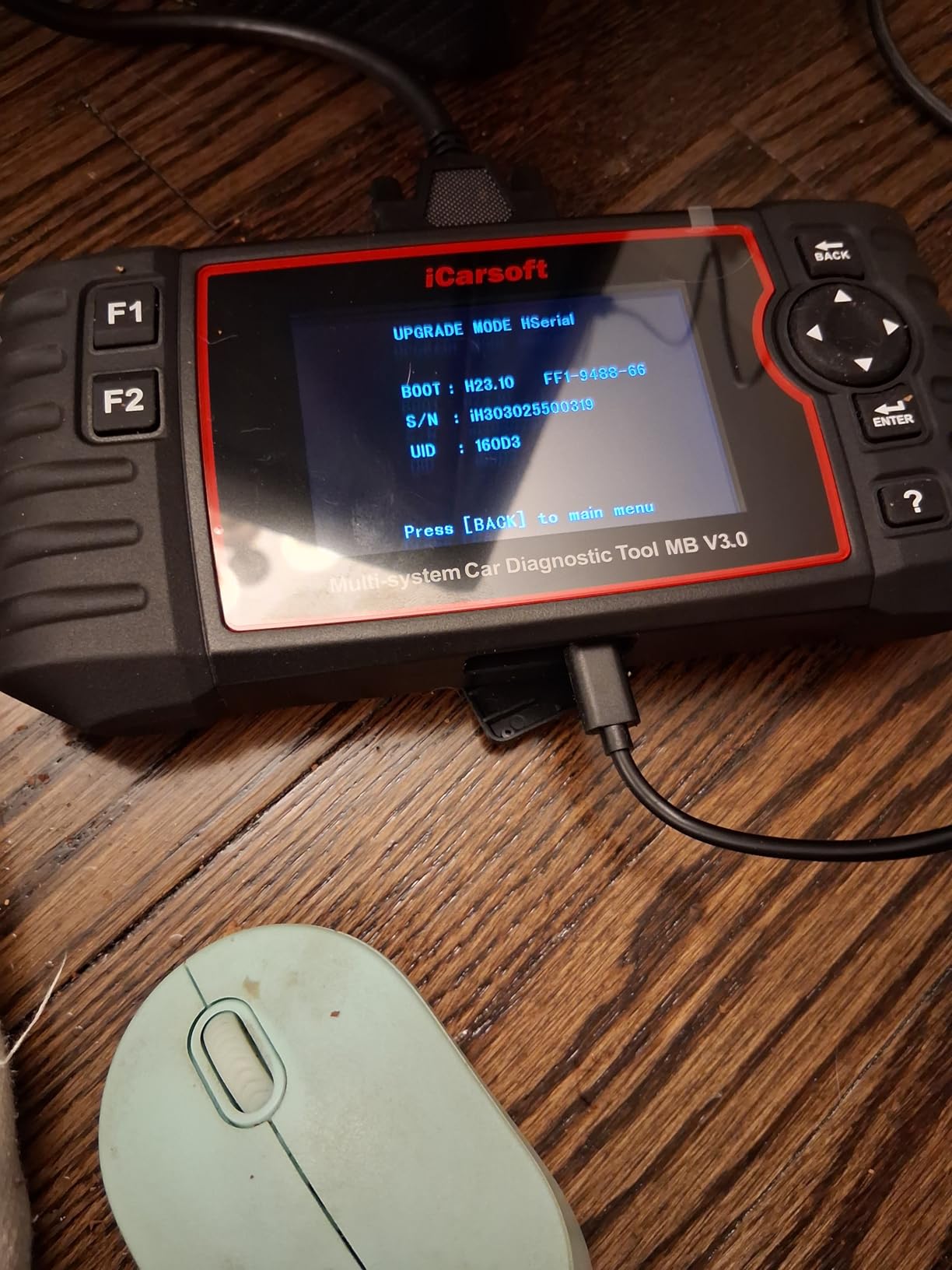 iCarsoft Bidirectional Diagnostic Tool for Most Mercedes-Benz/Sprinter/Smart from 1996-2023 MB V3.0 2026 Version Up to 38 Service Full System OBD2 Scanner All Test AutoVIN Battery Test Free Update customer photo 1