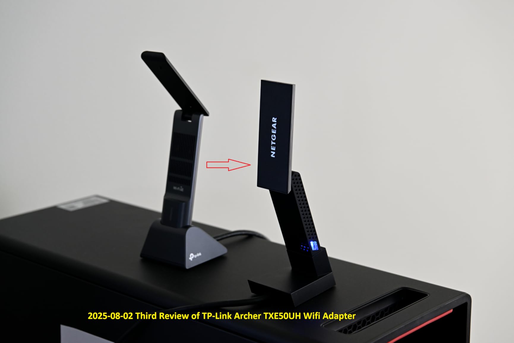 TP-Link WiFi 6E USB Adapter for Desktop PC - (Archer TXE50UH) AXE3000 Tri-Band Wireless Network Adapter, Ultra-Low Latency, MU-MIMO, OFDMA, Refined Security, WPA3, Supports Windows 11/10 customer photo 2