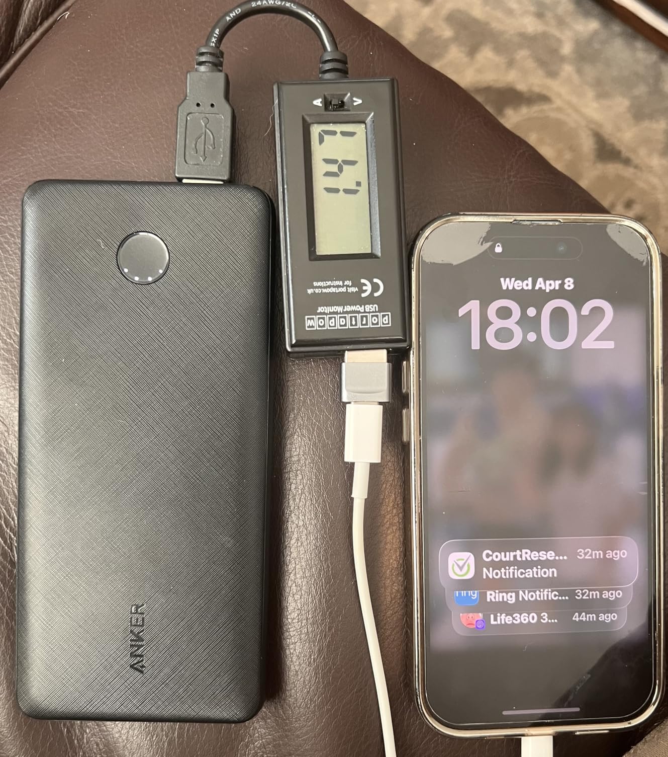 Anker Power Bank (PowerCore 10K), Compact Travel-Ready 10,000mAh Battery Pack with PowerIQ Charging Technology, 5V/3A High-Speed Charging for iPhone, iPad, and More (1, Black) customer photo 2