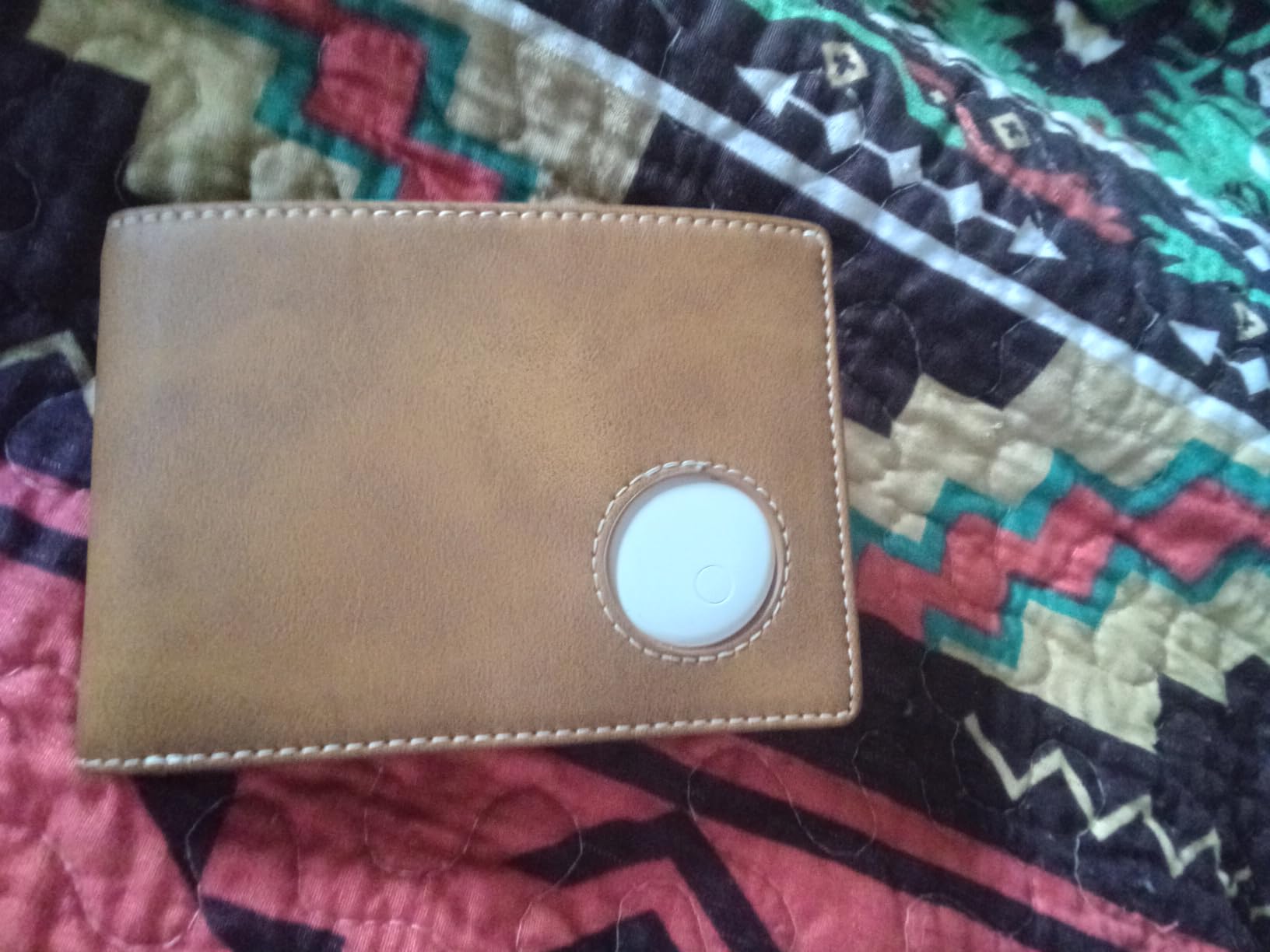 furid Leather Wallet Compatible with Airtag: Slim Air Tag Wallet for Men RFID Blocking, Bifold, Front Pocket, Minimalist Card Holder customer photo 2