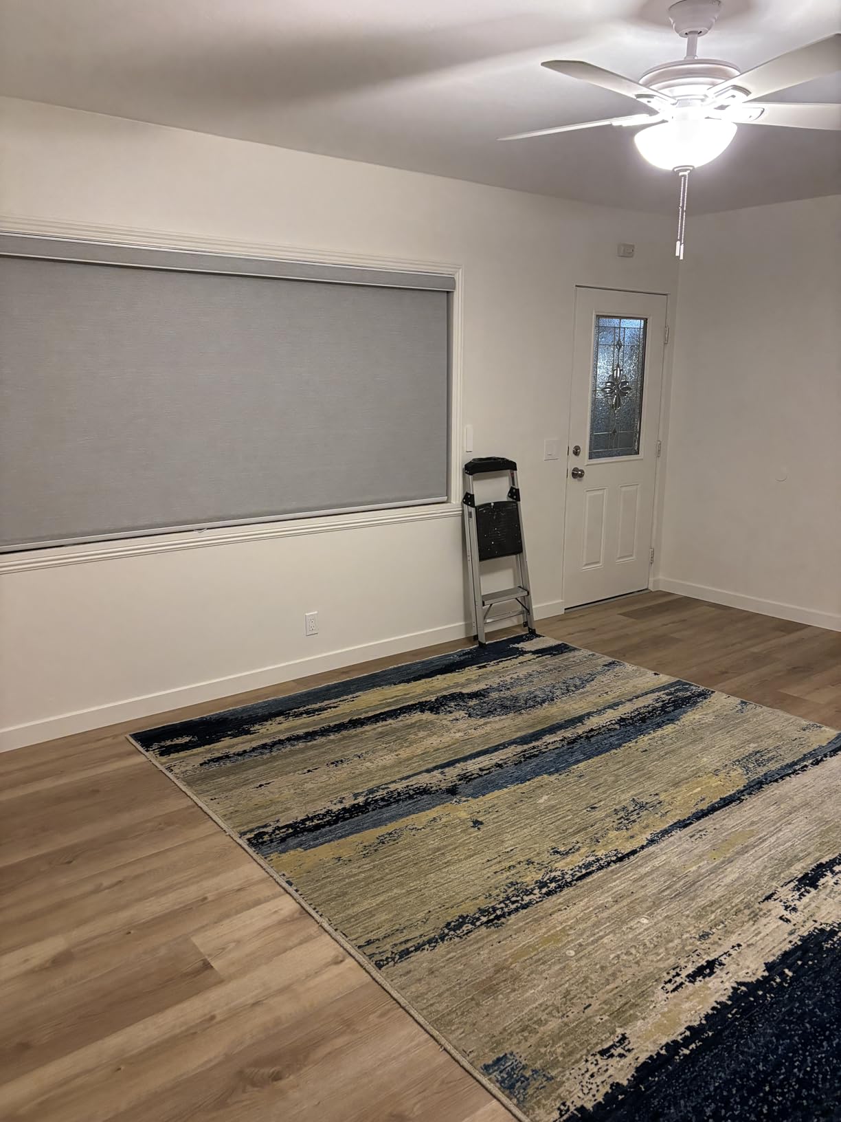 Kincmo Motorized Blinds with Remote,100% Blackout Motorized Roller Shades Work with Apple Homekit,Alexa,Google, Custom Electric Blinds with App,Voice Control (Linen White) customer photo 2