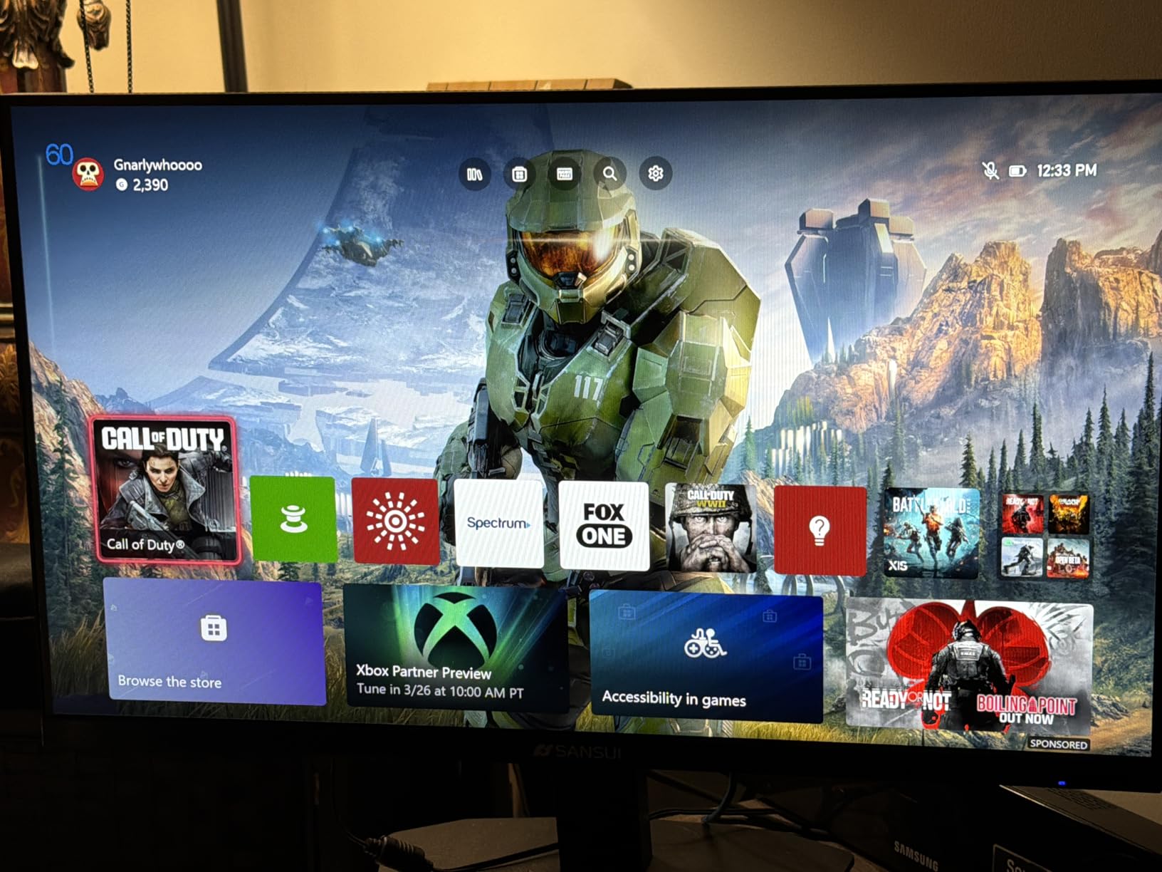 SANSUI 24 Inch Gaming Monitor 200Hz 1Ms FreeSync HDR 110% sRGB FHD 1080P customer photo 2