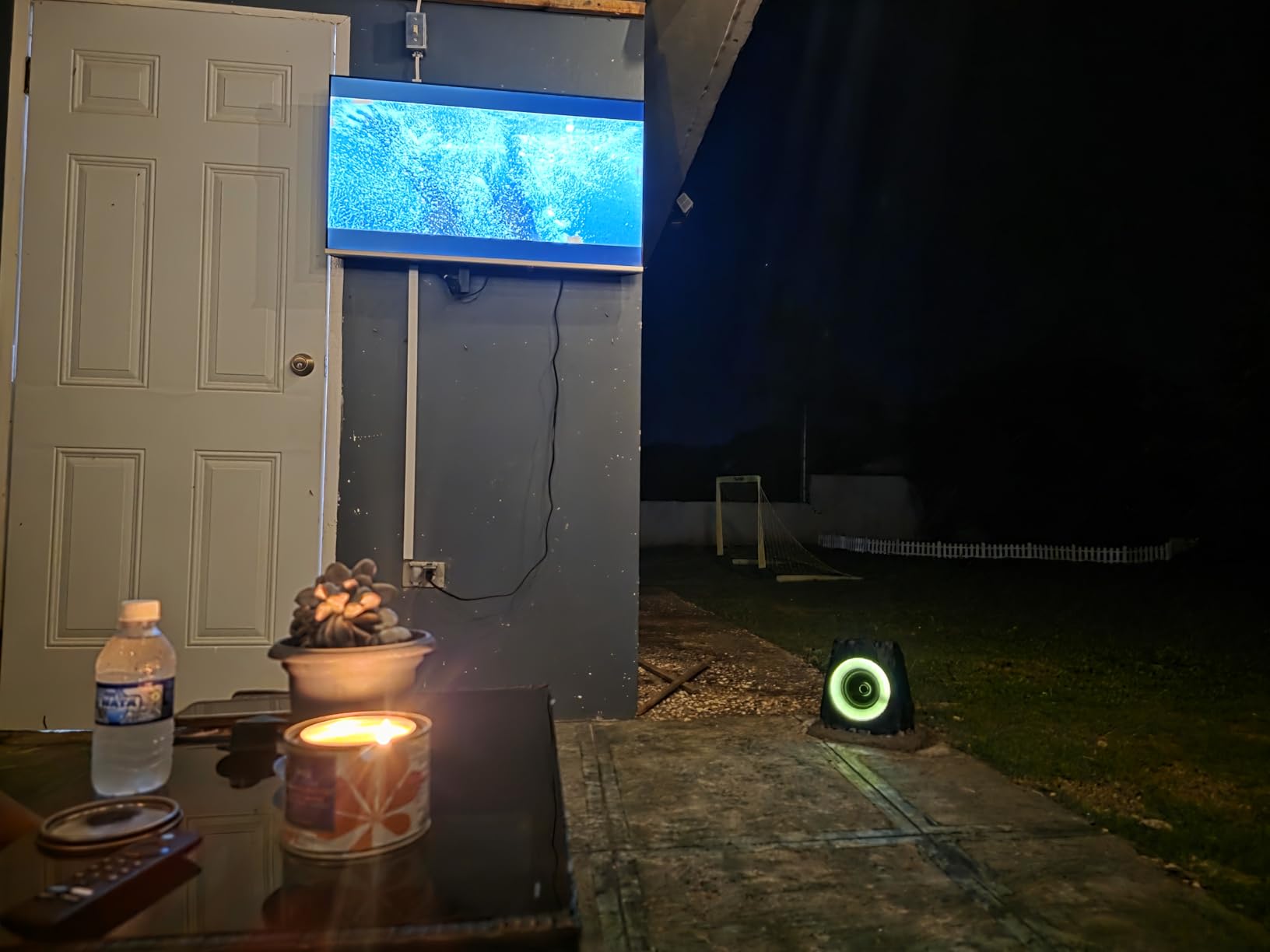 Solar Rock Speakers Outdoor Water-Resistant 2-Pack Solar Powered Rock Speaker with Lights RGB and TWS Pair for Patio Outside Garden BBQ Deck customer photo 1