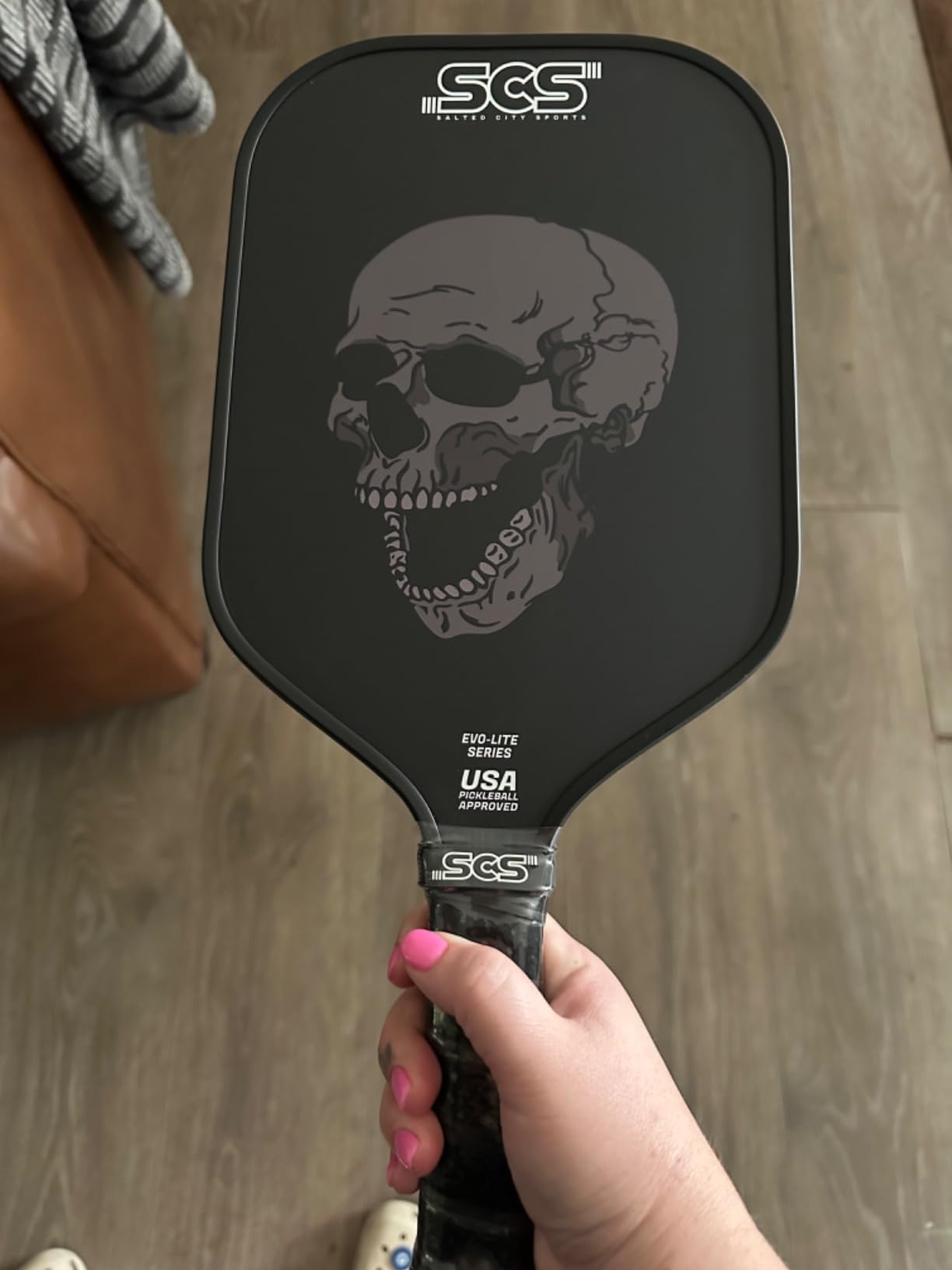 SCS Carbon Fiber Pickleball Paddle USAPA Approved 2024 customer photo 2