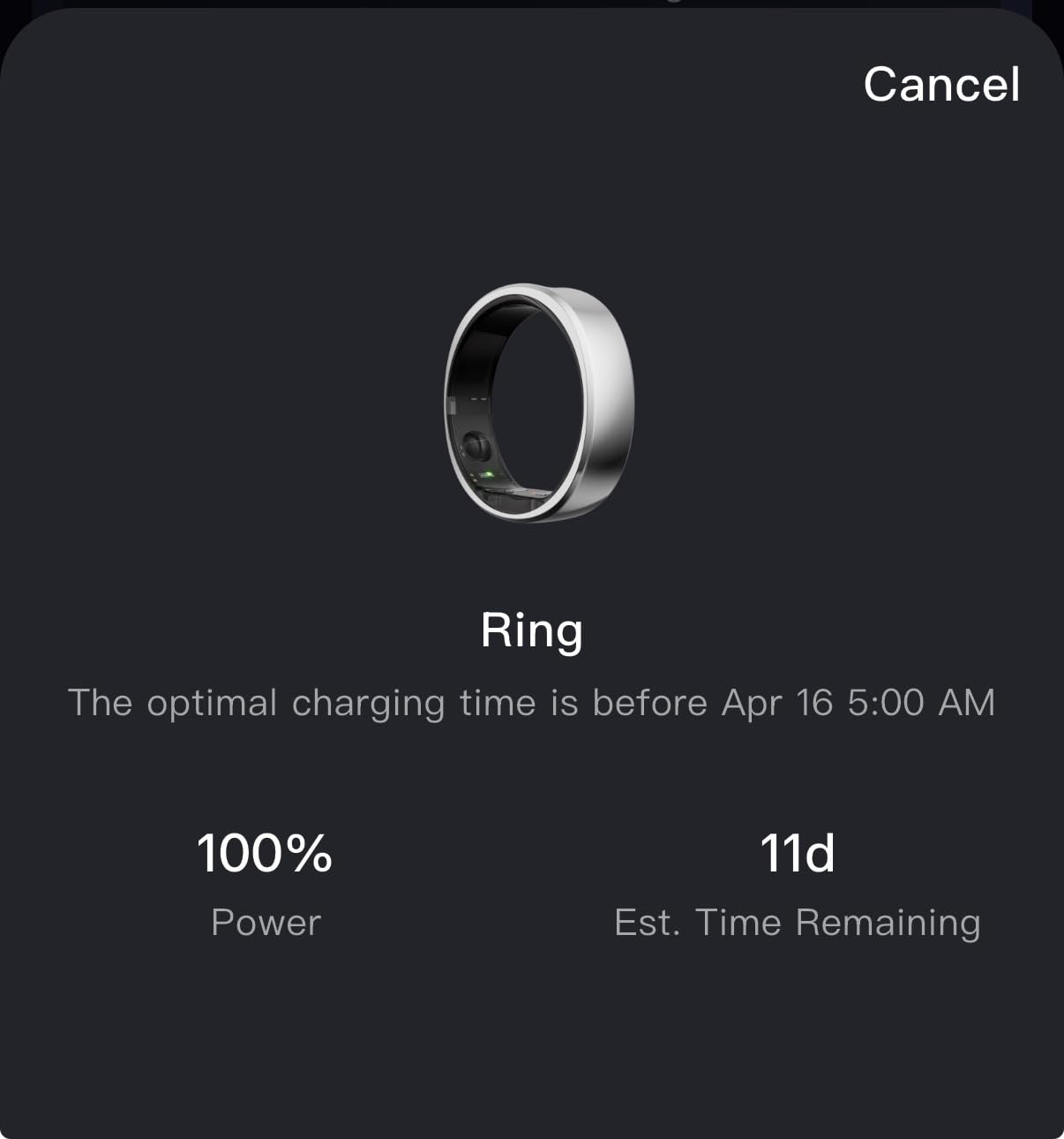 RingConn Gen 2, World's First Smart Ring with Sleep Apnea Monitoring, No APP Subscription, 12-Day Battery Life, Stress/Heart Rate/Women's Health Tracker, Android & iOS Compatible (Black, Size 10) customer photo 1