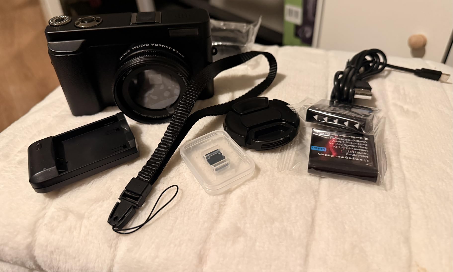 Duluvulu 4K Digital Camera for Photography Autofocus, 2026 Latest 48MP Vlogging Camera for YouTube with SD Card, 2 Batteries, 3