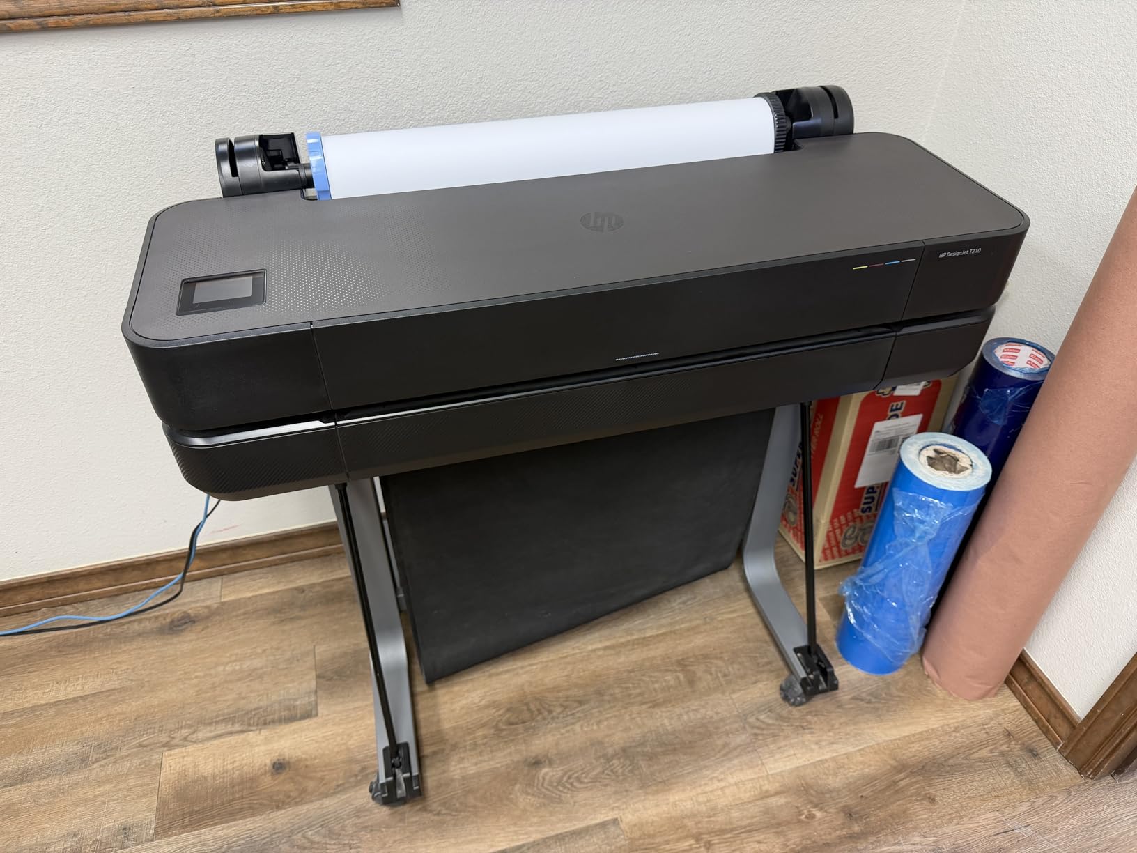 HP DesignJet T210 Large Format Color Plotter Printer - 24-inch, for Easy Wide Format CAD & Poster Prints (8AG32D) customer photo 1
