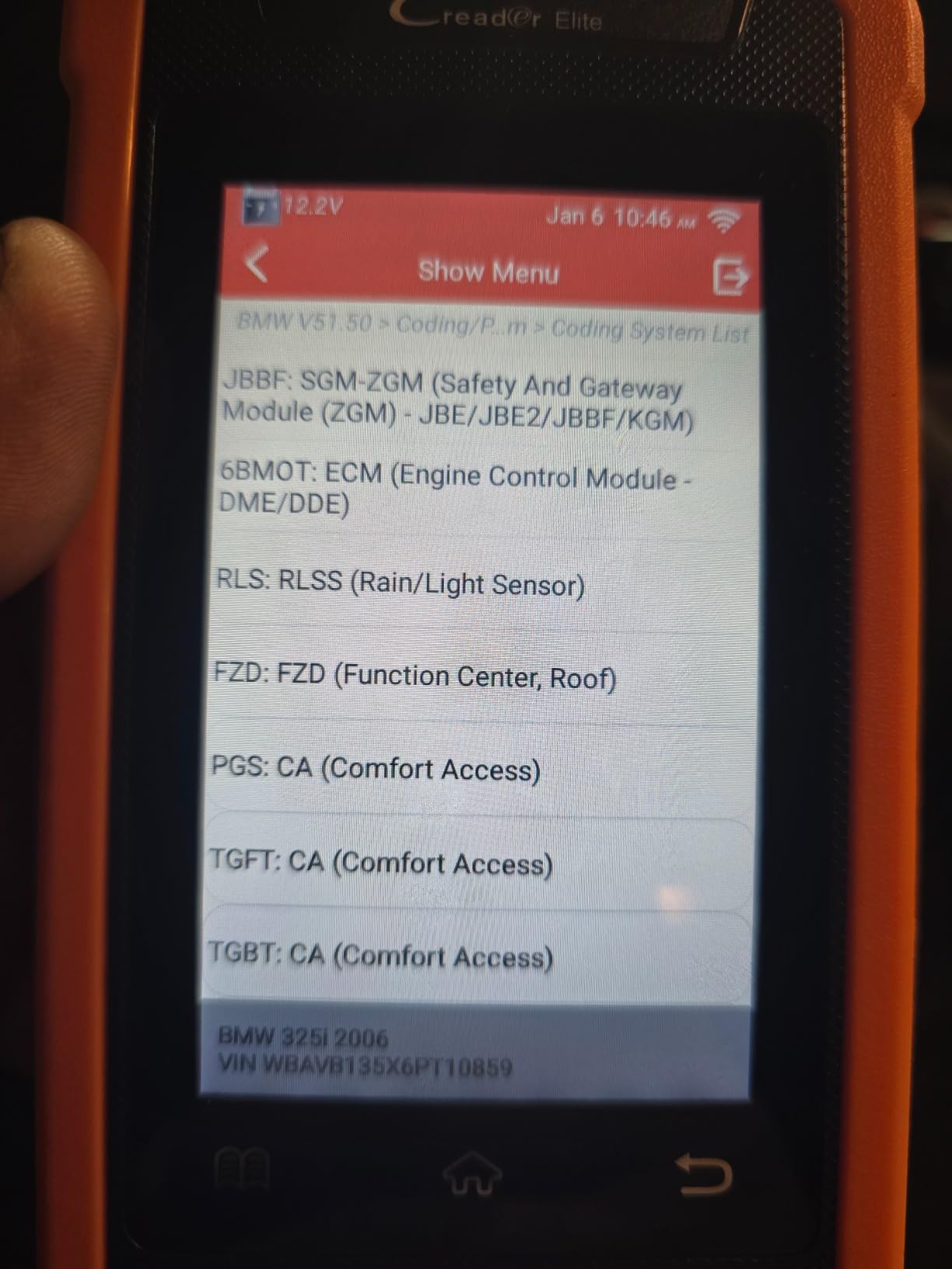 Launch Creader Elite for BMW OBD2 Scanner - 2025 Full System Bi-Directional with ECU Coding customer photo 2