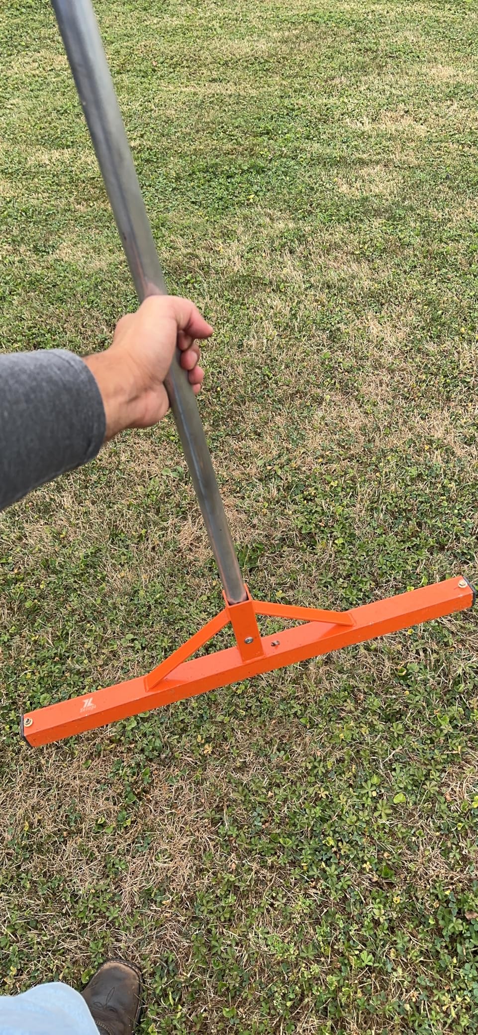 Zeluga 10-518 24in. Handheld Adjustable Magnet Sweeper, Orange customer photo 1