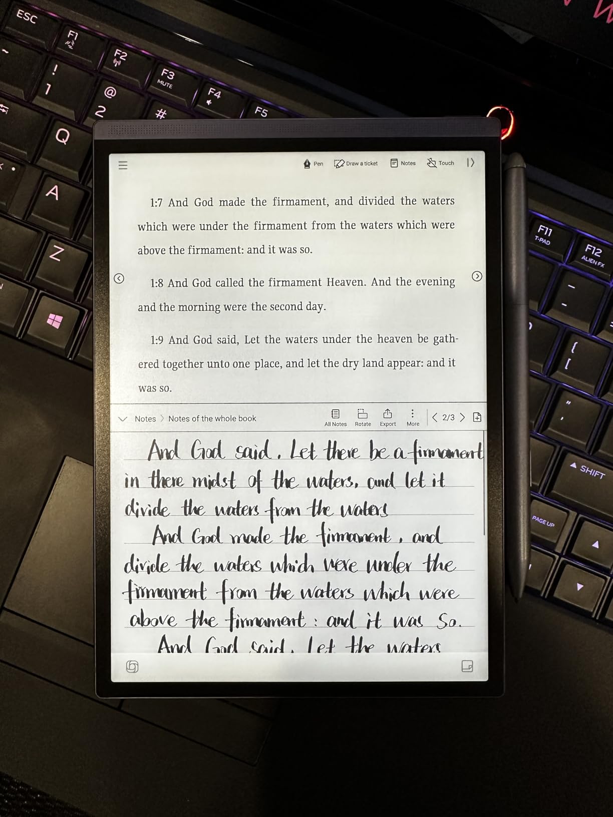 iFLYTEK AINOTE Air 2 Bundle - 8.2 inch E Ink AI Note-taking Tablet with Stylus, 4096 Pressure Levels, Digital Notebook with Voice-to-Text Transcription, Multi-languages Support, Ideal for Meetings & Study customer photo 2