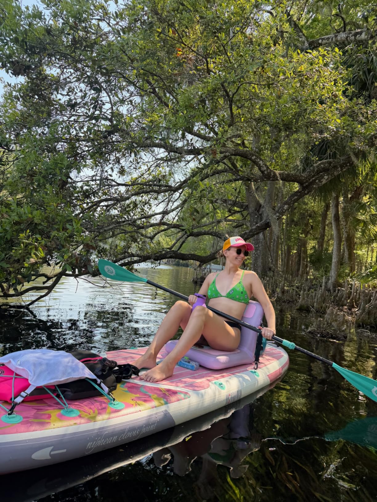 Niphean Inflatable Stand Up Paddle Board with SUP Accessories, Anti-Slip EVA Deck, 10'6'' Inflatable Paddle Boards for Adults & Youth of All Skill Levels customer photo 2