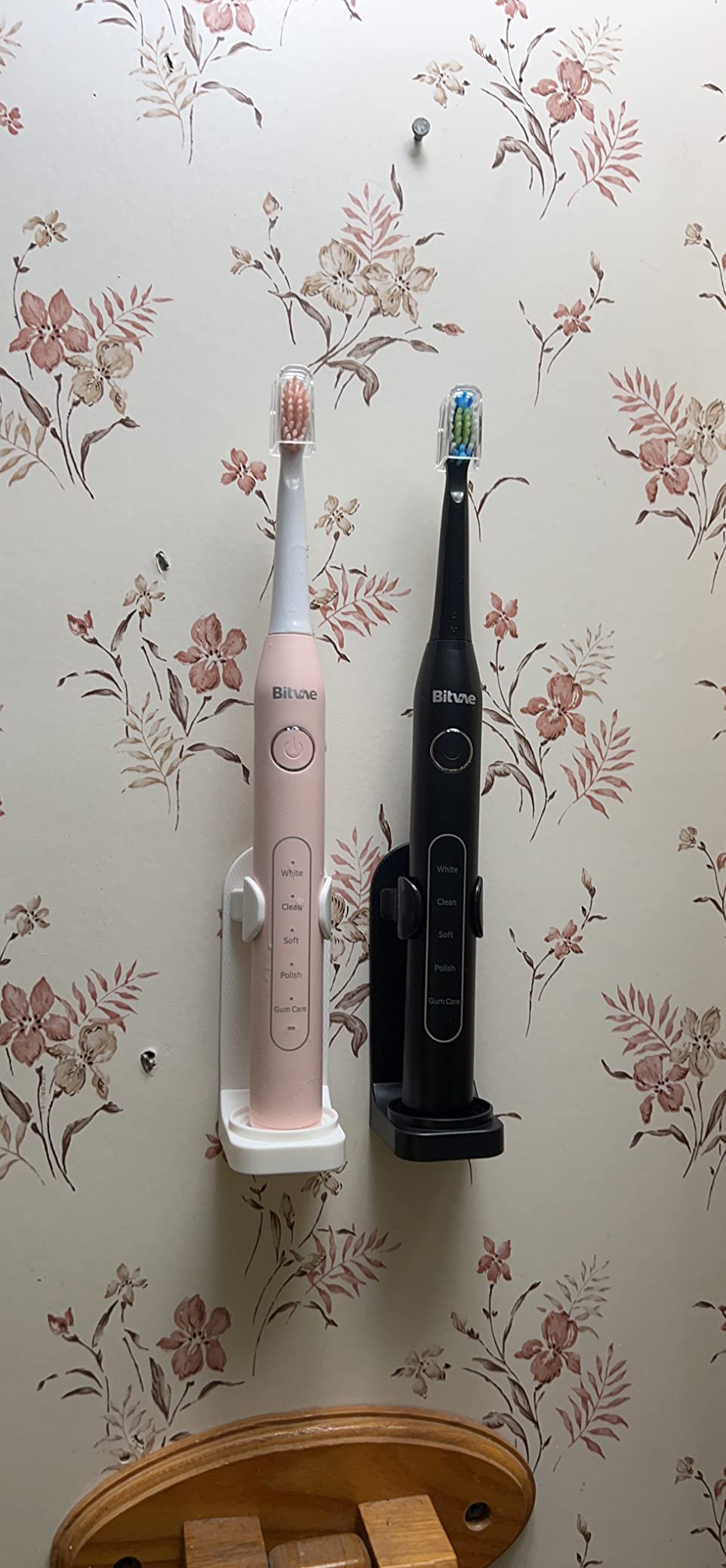 Bitvae D2 Ultrasonic Electric Toothbrush, Travel Toothbrush Rechargeable for Adults and Kids, 60-Day Battery, 5 Modes, 8 Heads, Portable Travel Case & Holder, Shadow Black customer photo 2