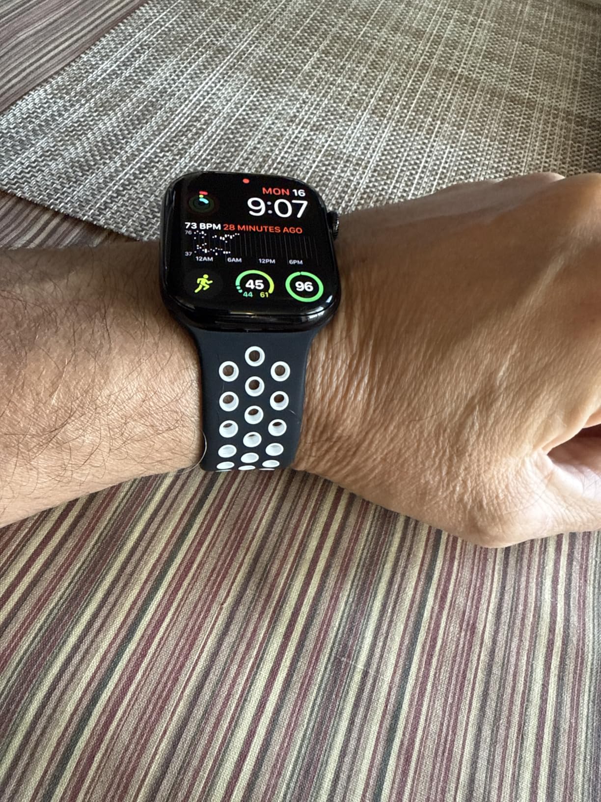 5 Pack Sport Bands Compatible with Apple Watch Band 44mm 45mm 46mm 42mm 41mm 40mm 38mm 49mm for Men Women, Breathable Silicone Wrist Strap for iWatch Series 11 10 9 8 7 6 5 4 3 2 1 SE3 2 1 Ultra3 2 1 customer photo 2