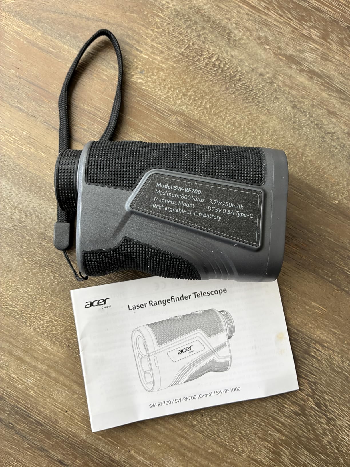 Acer Gadget Golf Rangefinder with Slope - 800/1200Yards Range Finder for Hunting, 6X Magnification with Flag Pole Locking Vibration, Rechargeable Battery with Magnet Stripe, Golf Accessories for Men customer photo 1