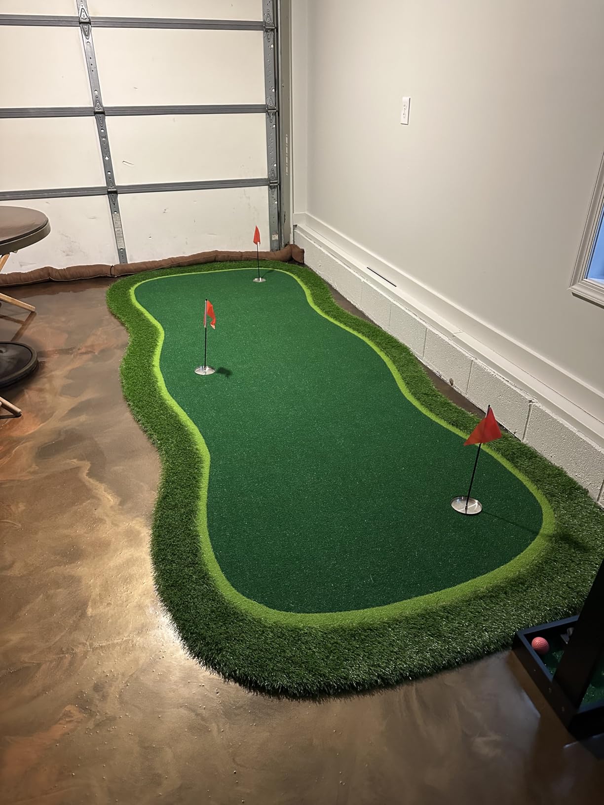 Golf Putting Green/Mat-Golf Training Mat- Professional Golf Practice Mat- Green Long Challenging Putter for Indoor/Outdoor customer photo 2