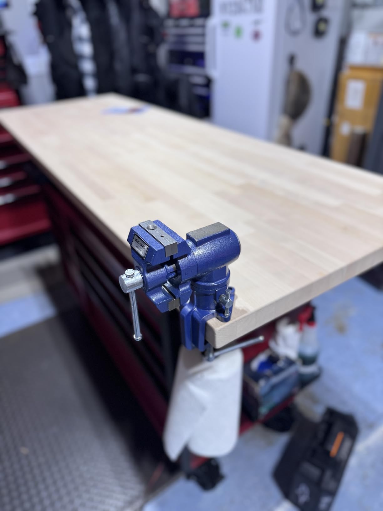 WORKPRO Dual Jaws Table Vise 2.5