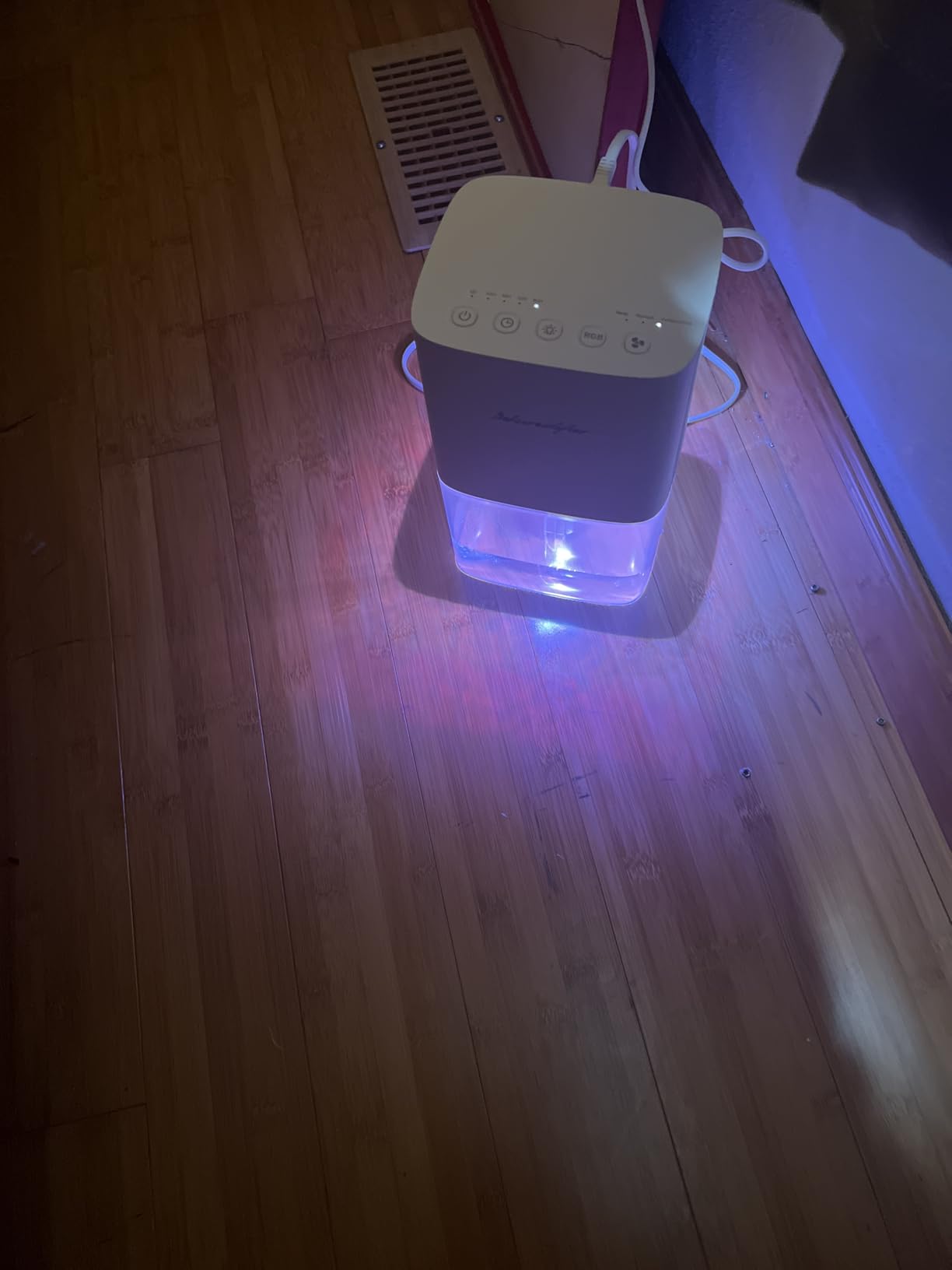 Dehumidifier 1657ML 58OZ Small Dehumidifier for Home 230 Ft² Safety Dehumidifiers Adjustable 10 Color Lights 5 Timers 3 Setting Modes Auto Shut Off Protection Low Noise For Bedroom Bathroom customer photo 2
