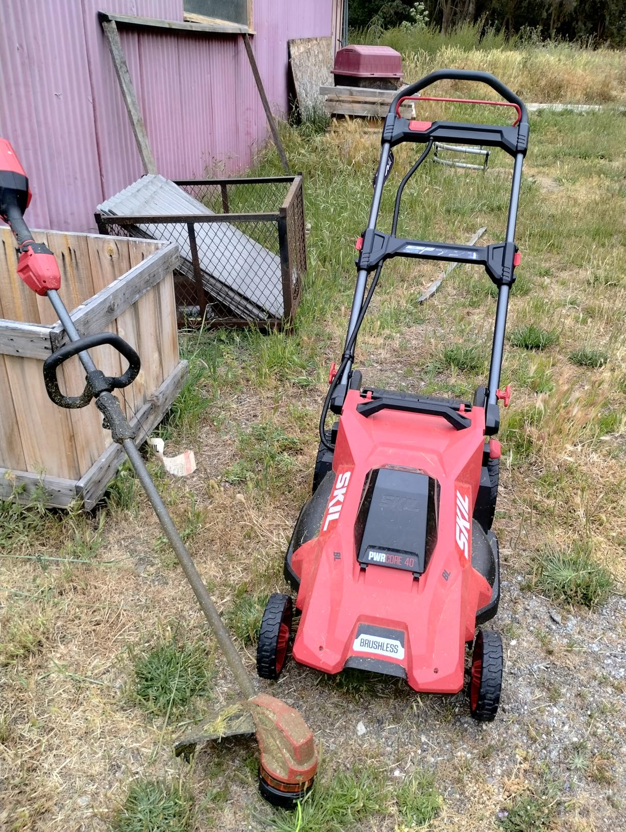 SKIL PWR CORE 40 Brushless 40V 20-Inch Push Mower Kit, Includes 6.0Ah Battery and 150W Charger - PM4910-15 customer photo 1