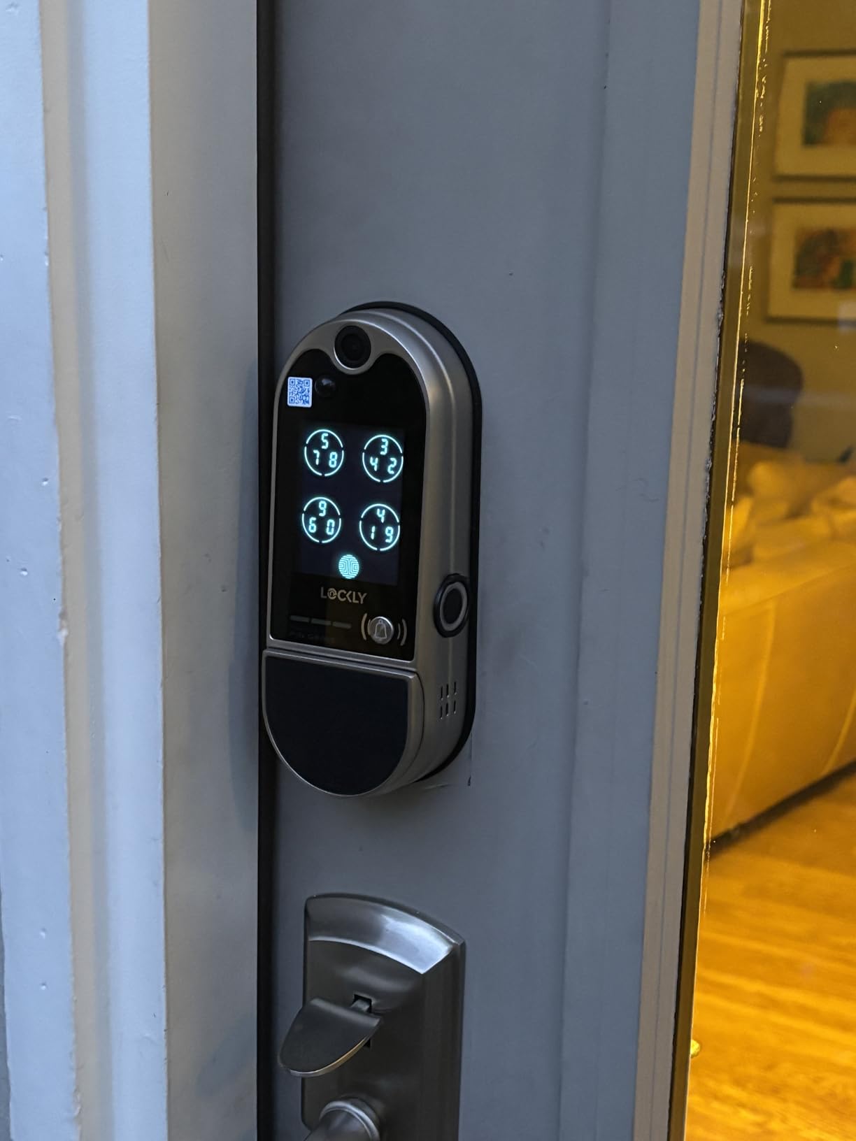 Lockly Vision Elite Video Smart Lock with Camera, Smart Wi-Fi Deadbolt for Front Door, PIN Genie Keypad, Fingerprint Door Lock, Motion Sensor, App Remote Control, 2 Way Audio Doorbell, No Monthly Fee customer photo 2