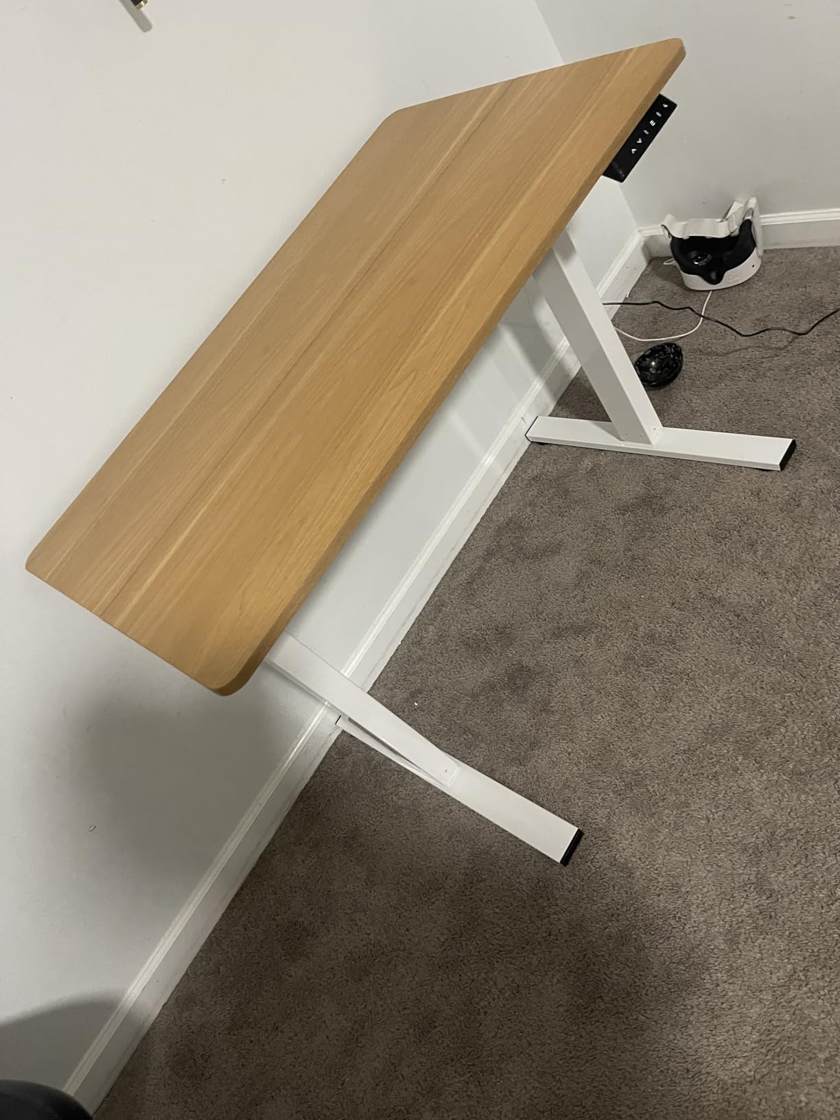 SANODESK Dual Motor Electric Standing Desk 71 x 32 Inches, Height Adjustable Sit Stand Desk with Large Splice Board for Home Office, Computer Workstation, Study & Gaming, Black Frame/Black Top customer photo 1