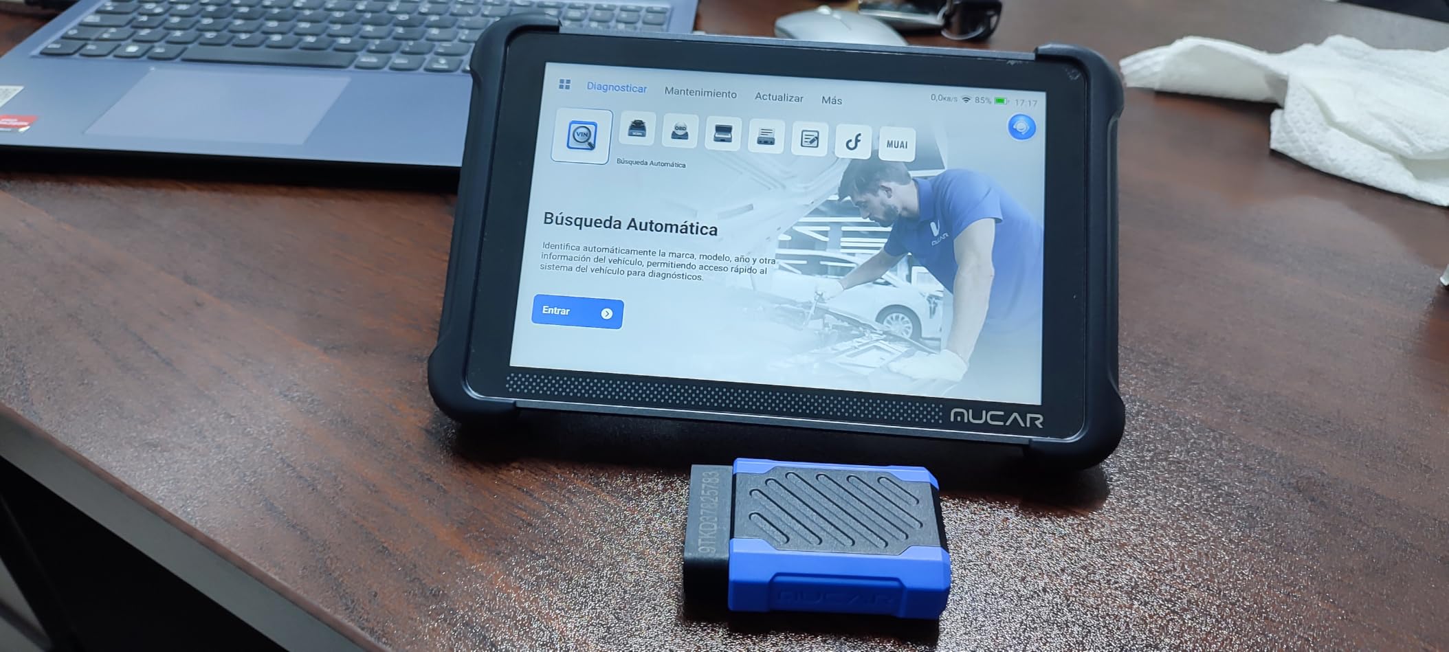 MUCAR 892BT AI-Assisted Bidirectional Scan Tool, Full System OBD2 Scanner, Bi-Directional OBD2 Scanner Diagnostic Tool,ECU Coding, 35 Services, FCA Autoauth, CANFD and DOIP, Free Lifetime Upgrade customer photo 1