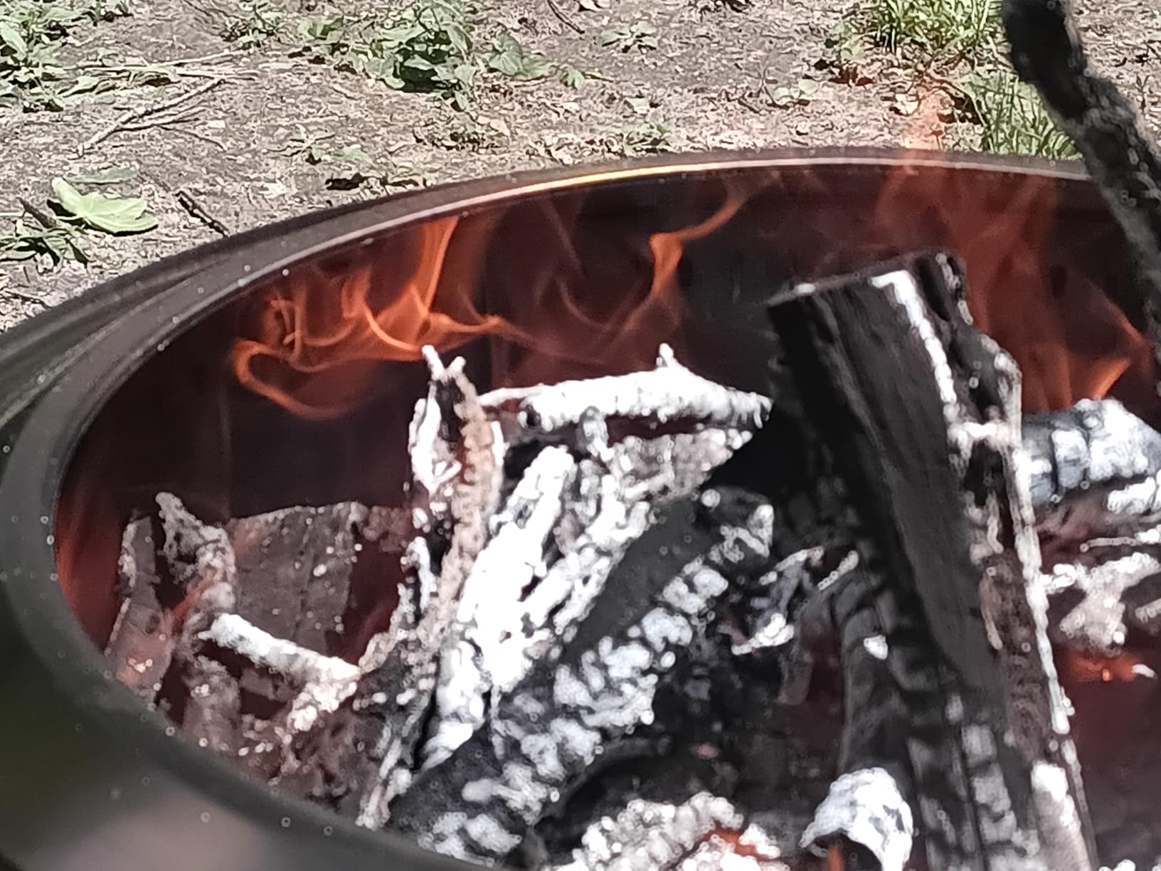 OutVue 27 inch Stainless Steel Smokeless Fire Pit, Outdoor Smokeless Firepit, Wood Burning Fire Pits for Camping, Bonfire, Low Smoke Firepit for Outside (Vertical Hole) customer photo 1