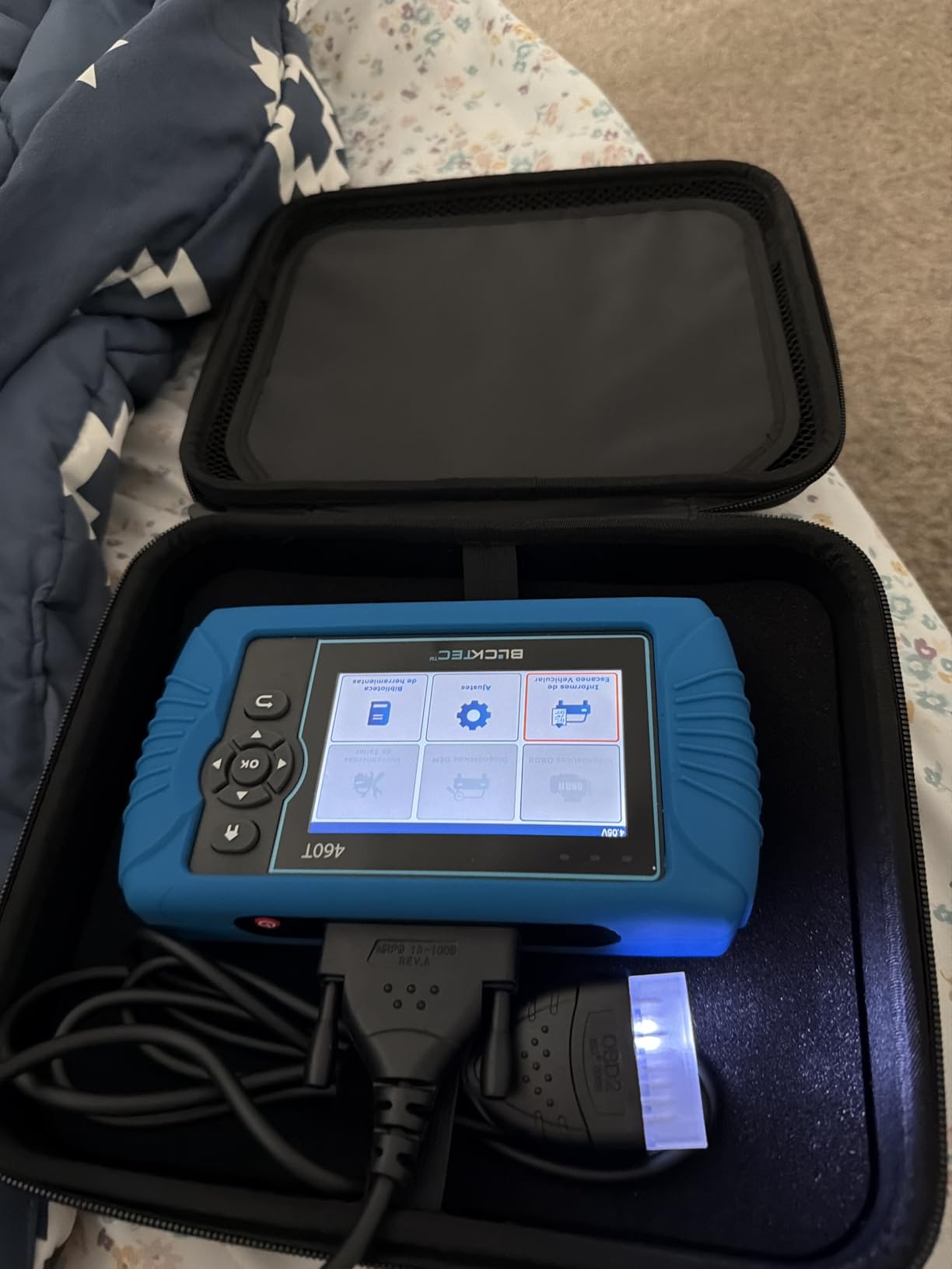 BLCKTEC 460T OBD2 Scanner Car Code Reader Engine ABS SRS Transmission Diagnostic Tool, 12 Reset Services, Oil/TPMS/EPB/BMS/SAS/DPF/Throttle Reset, ABS Bleeding, Battery Test, Auto VIN, Free Update customer photo 1