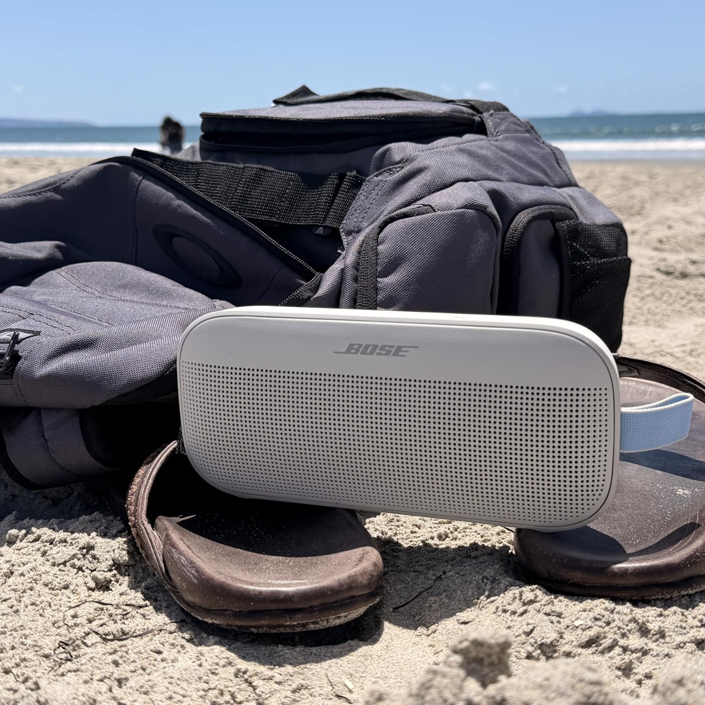 Bose SoundLink Flex Bluetooth Speaker (2nd Gen) - Portable Outdoor Speaker with Hi-Fi Audio, Waterproof and Dustproof, USB-C, Up to 12 Hours Battery Life, Twilight Blue - Limited Edition Color customer photo 1