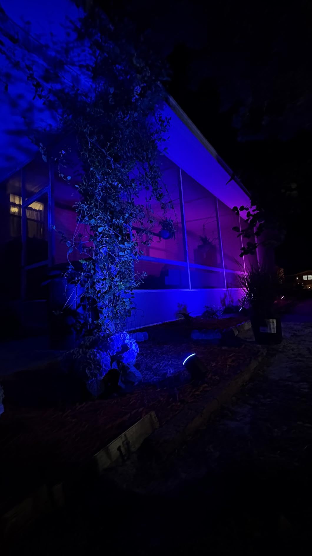 Govee Outdoor Spot Lights 2, IP67 Waterproof Spotlights, Landscape Lights Work with Matter, Alexa, and Google Assistant, RGBWIC Color Changing Light for Outdoor Decor, Patio Decorations, 4 Pack customer photo 1