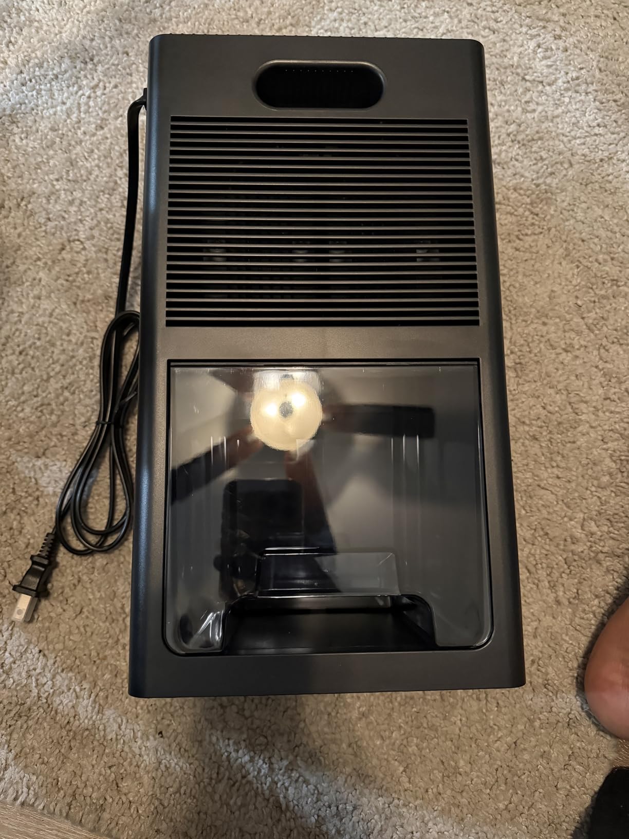 Dehumidifier, 95OZ Dehumidifier for Home 1000 Sq.Ft - Quiet with Auto Shut Off & Relaxing 7 Color Ambient Light,Ideal for Livingroom, Bedroom, Basement(Black) customer photo 2