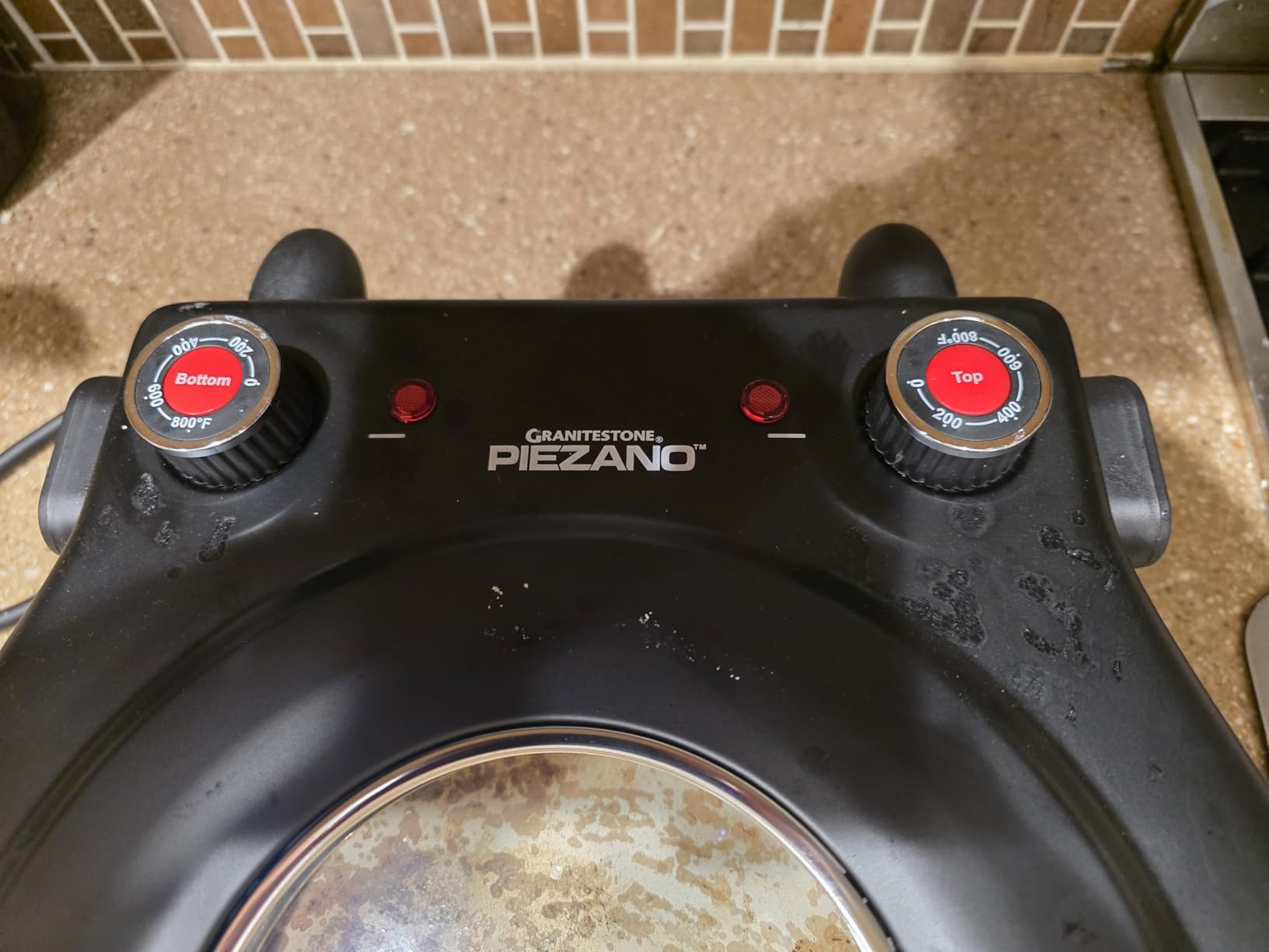 PIEZANO XL 14 Inch Electric Indoor Pizza Oven Heats up to 800˚F - Pizza Maker with Stone for Crispy Crust Pizza, Cooks in Under 6 Minutes, Countertop, Dual Heat Control, Peels & Scraper Included customer photo 2