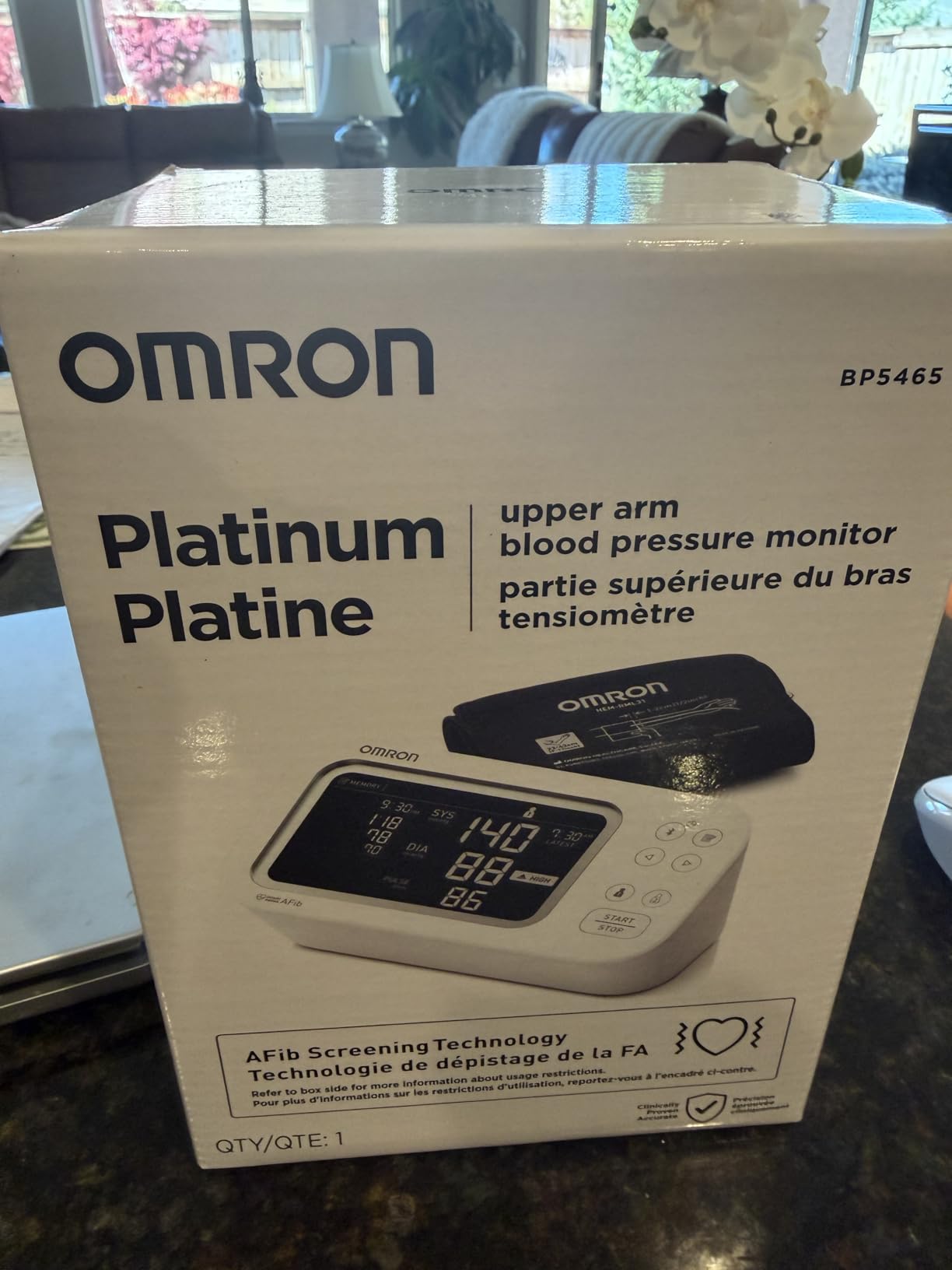 OMRON Platinum Blood Pressure Monitor for Home Use & Upper Arm Blood Pressure Cuff - #1 Doctor & Pharmacist Recommended Brand - Clinically Validated - AFib Detection - Connect App customer photo 1