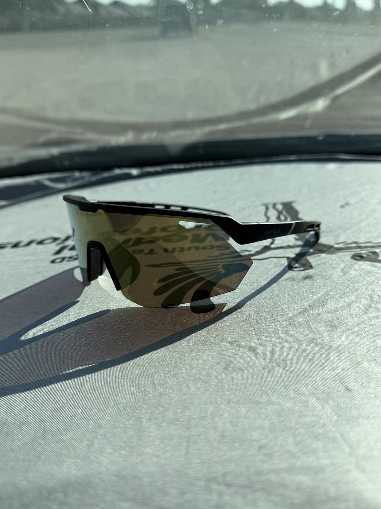 Lamicall 24g Polarized Sports Sunglasses for Men Women - UV400 Protection Sun Glasses for Baseball Running Cycling Fishing customer photo 1