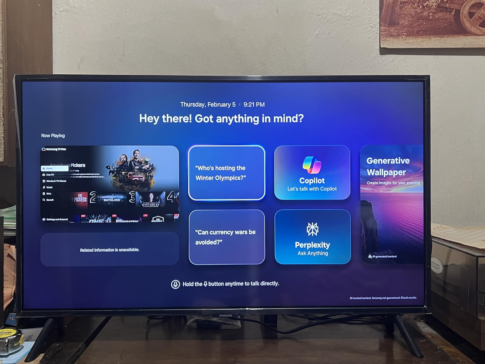 Samsung 85-Inch Class QLED Q8F 4K UHD Smart TV (2025 Model) - Q4 AI Processor, 100% Color Volume with Quantum Dot, Samsung Vision AI customer photo 1