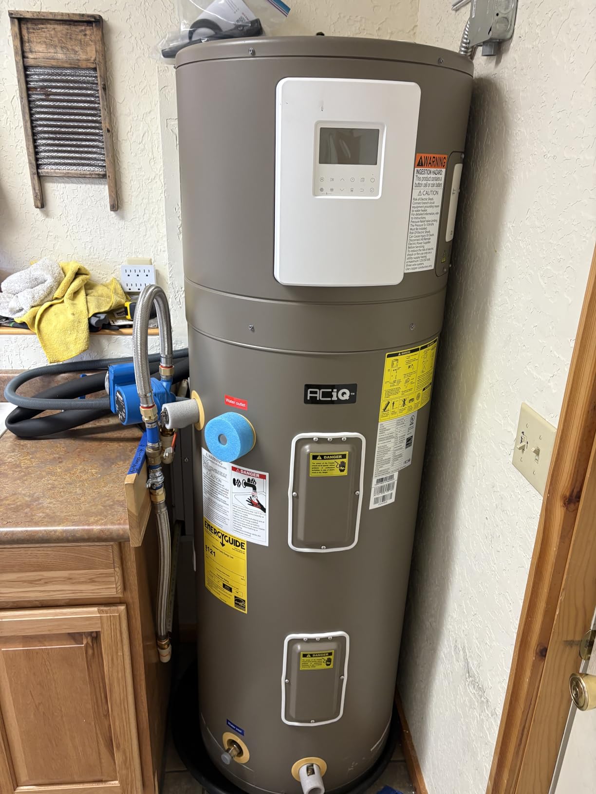 ACiQ Electric Residential Hybrid Hot Water Heater, 50 Gallon, Heat Pump, Quiet Operation customer photo 1