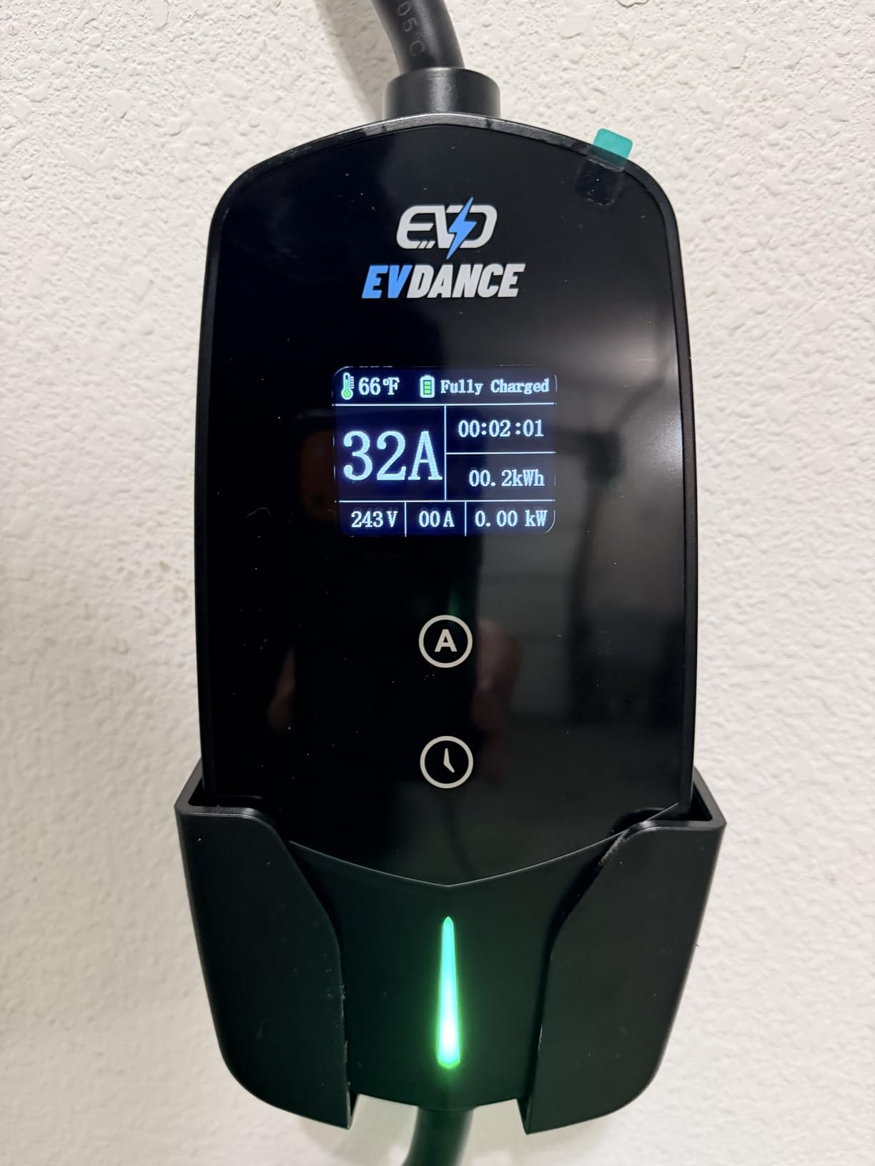 EVDANCE Level 2 EV Charger for Tesla, 40A / 9.6kW Fast Home EV Charging Station with NEMA 14-50 Plug, 25FT Cable, Adjustable Current & Delay Timer, Compatible with All Tesla Model 3/Y/S/X (NACS Plug) customer photo 2