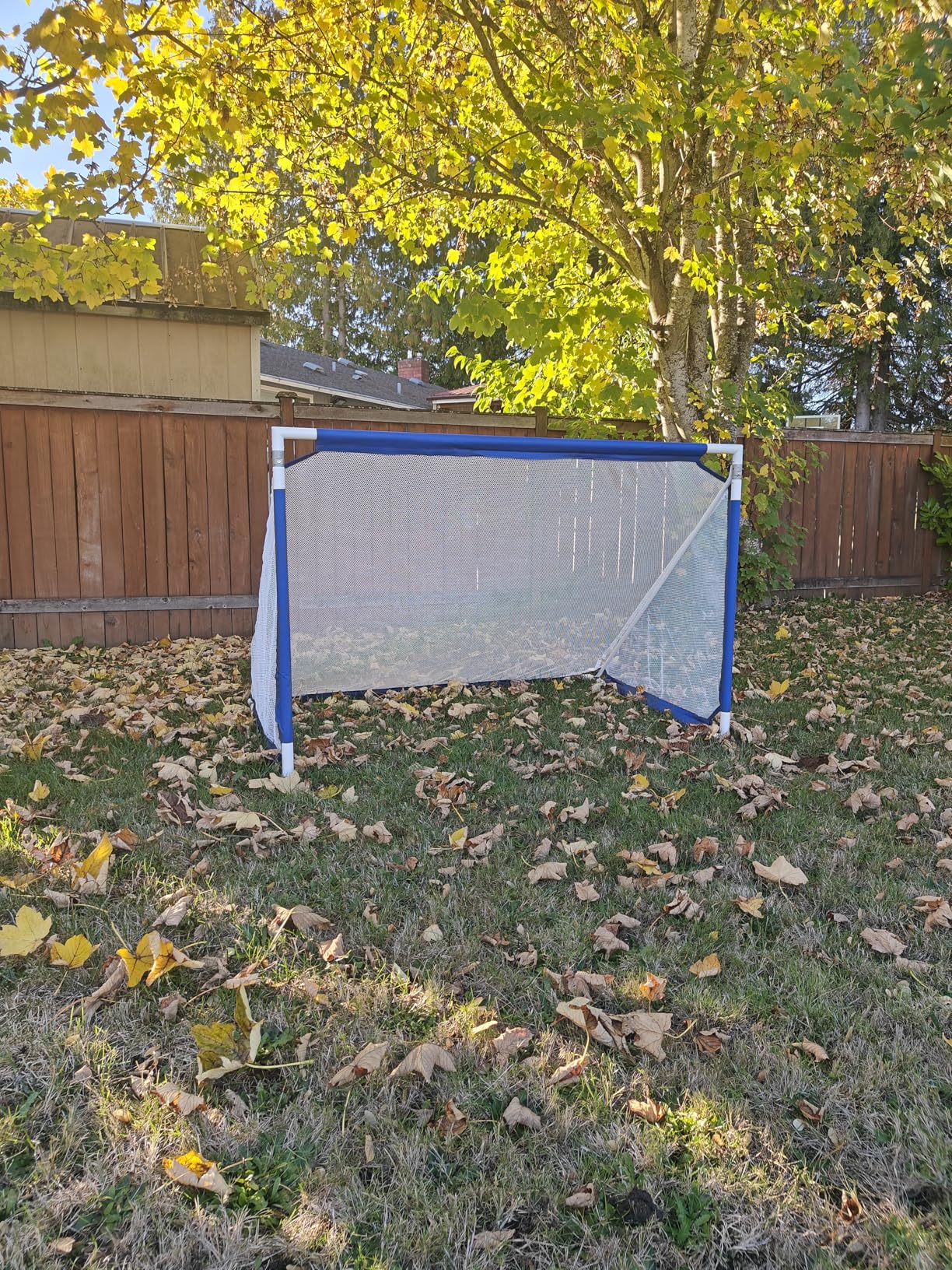 Seliyoo Patented Aluminum Soccer Goal - No-Wobble Design, 10 Second Quick Fold customer photo 2