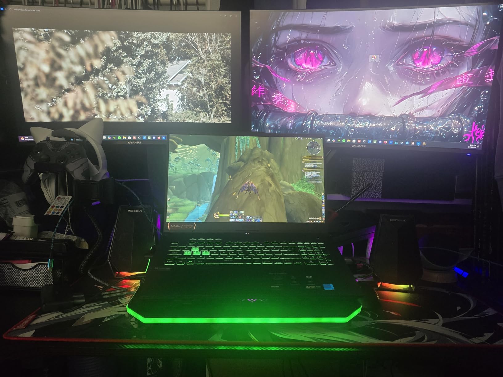 SANSUI 27 Inch Curved 240Hz Gaming Monitor FHD 1080P, 1500R Curve, 130% sRGB, HDR, FreeSync customer photo 1