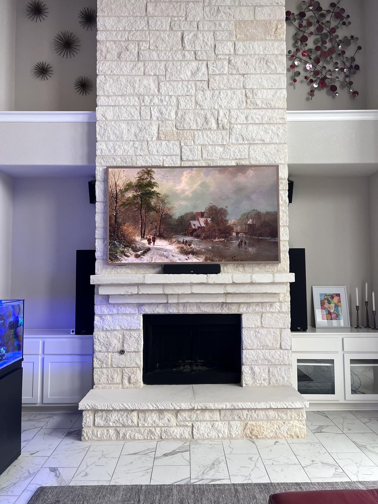 Hisense 85-Inch Class QLED 4K S7N CanvasTV Series Dolby Vision HDR Google Smart TV (85S7N, 2025 Model) - 144Hz, Art Mode, Anti-Glare Panel customer photo 1