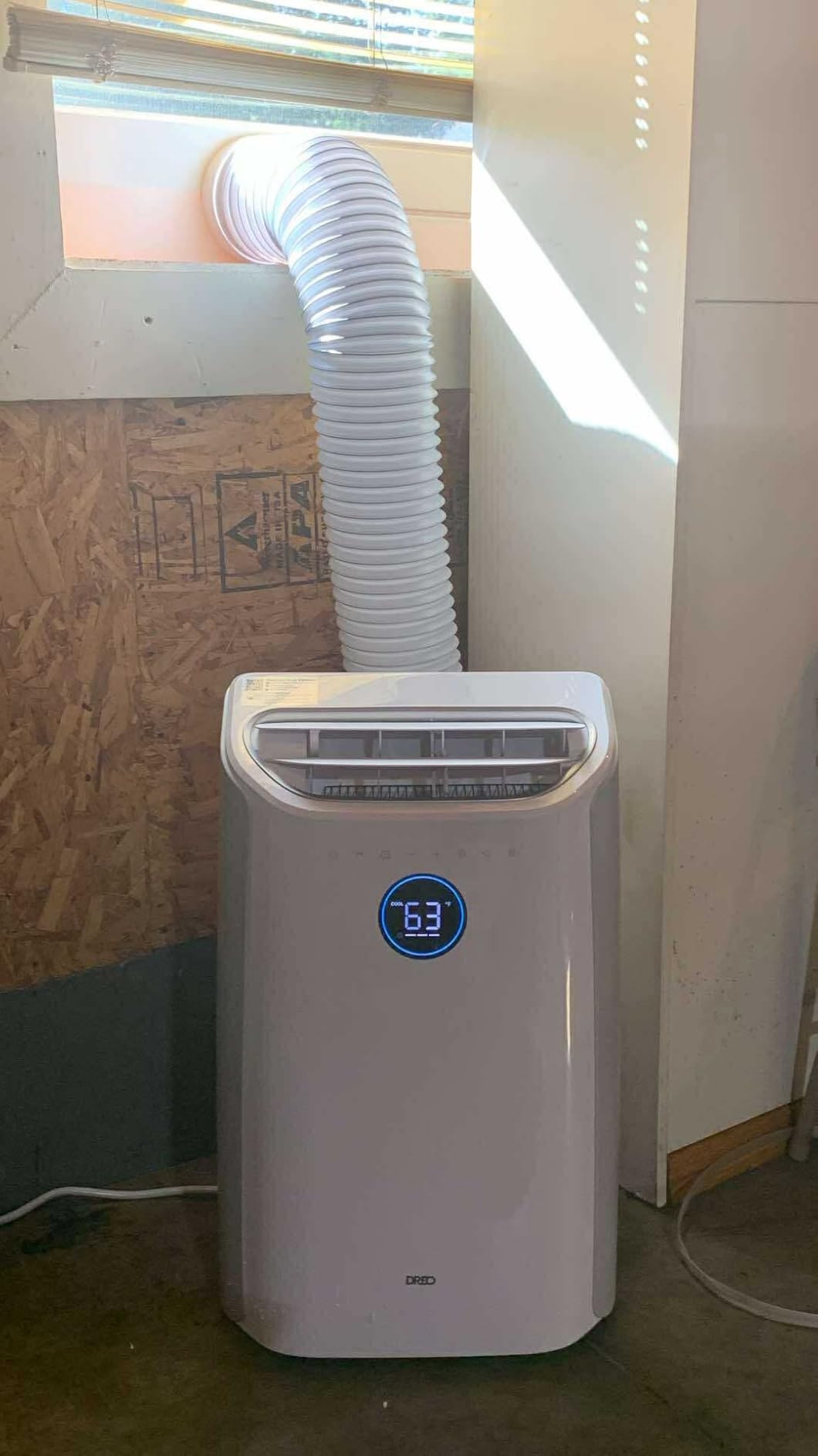 DREO Portable Air Conditioner 515S, 12000 BTU ASHRAE (8000 BTU DOE) Smart AC Unit for Bedroom with Drainage-free Cooling, Fan&Dehumidifier 3 in 1, APP/Voice/Remote, Quiet Standing AC for Room Indoors customer photo 2