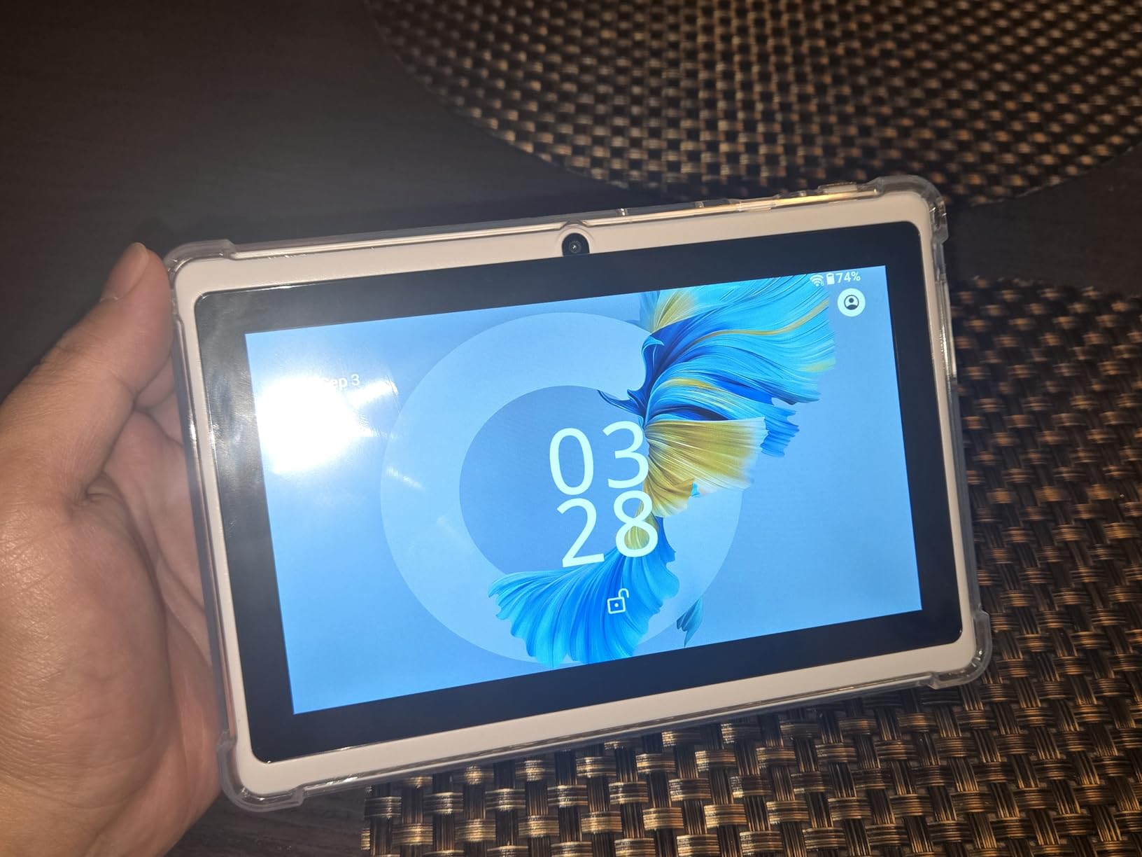 HNVHNV Android Tablet 7 Inch Tablet, E-Reader, 6GB RAM 32GB ROM 1TB Expansion, Quad-core Processor, Dual Camera, WiFi, Bluetooth, Parental Control, Drop-Proof Case customer photo 2