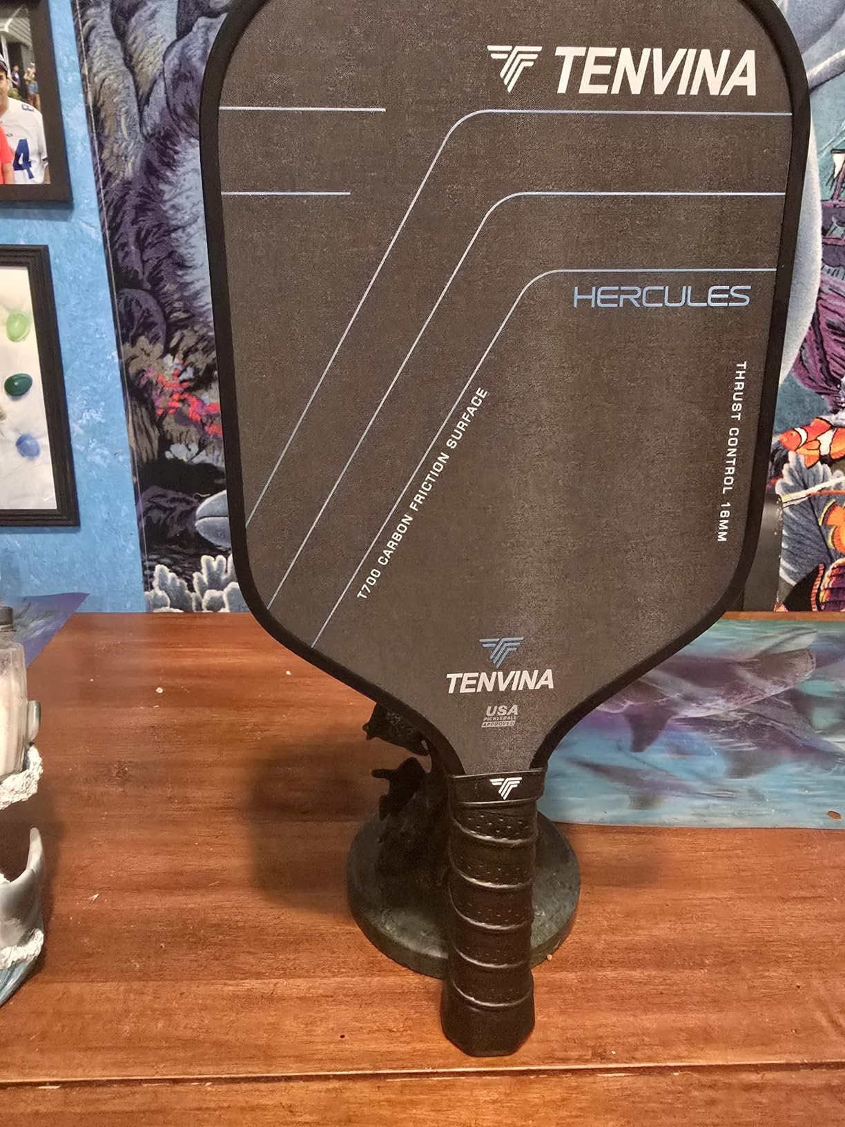 TENVINA Multi-Layer T700SC Textured Carbon Fiber Pickleball Paddle customer photo 1