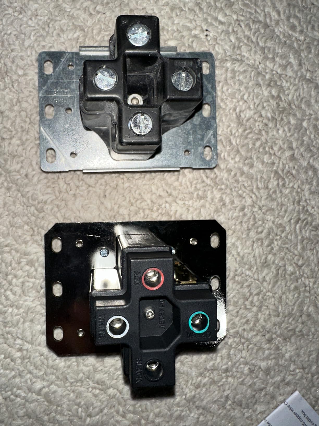 PLUGTUL NEMA 14-50R Outlet - 50AMP EV Charging Receptacle with Wall Plate, Straight Blade, Industrial Grade, 3-Pole 4-Wire, 50A 125/250V, 14-50R, ETL Listed customer photo 2