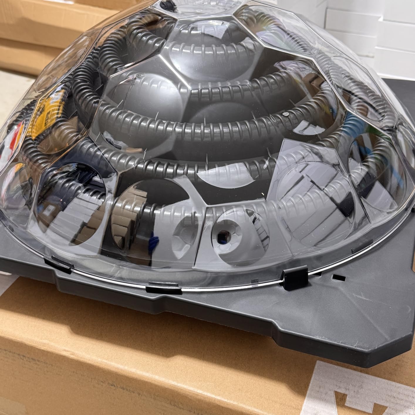 Solar Pool Heater, Outdoor Dome Swimming Pool Heater with Rotatable Hose Connectors & Foldable Legs, Solar Warmer Equipment for In-ground & Above Ground Pools customer photo 1
