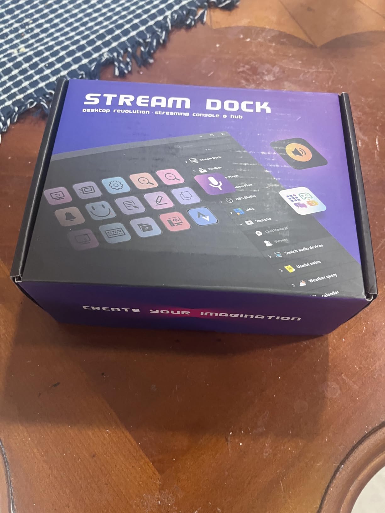 Macro Keypad, Stream Controller Deck Gaming Streaming Shortcut Keyboard, 18 Programmable Keys Customizable Visual AI Pad USB Soundboard for OBS, YouTube, Desk Office Setup, Laptop, PC, Mac customer photo 1