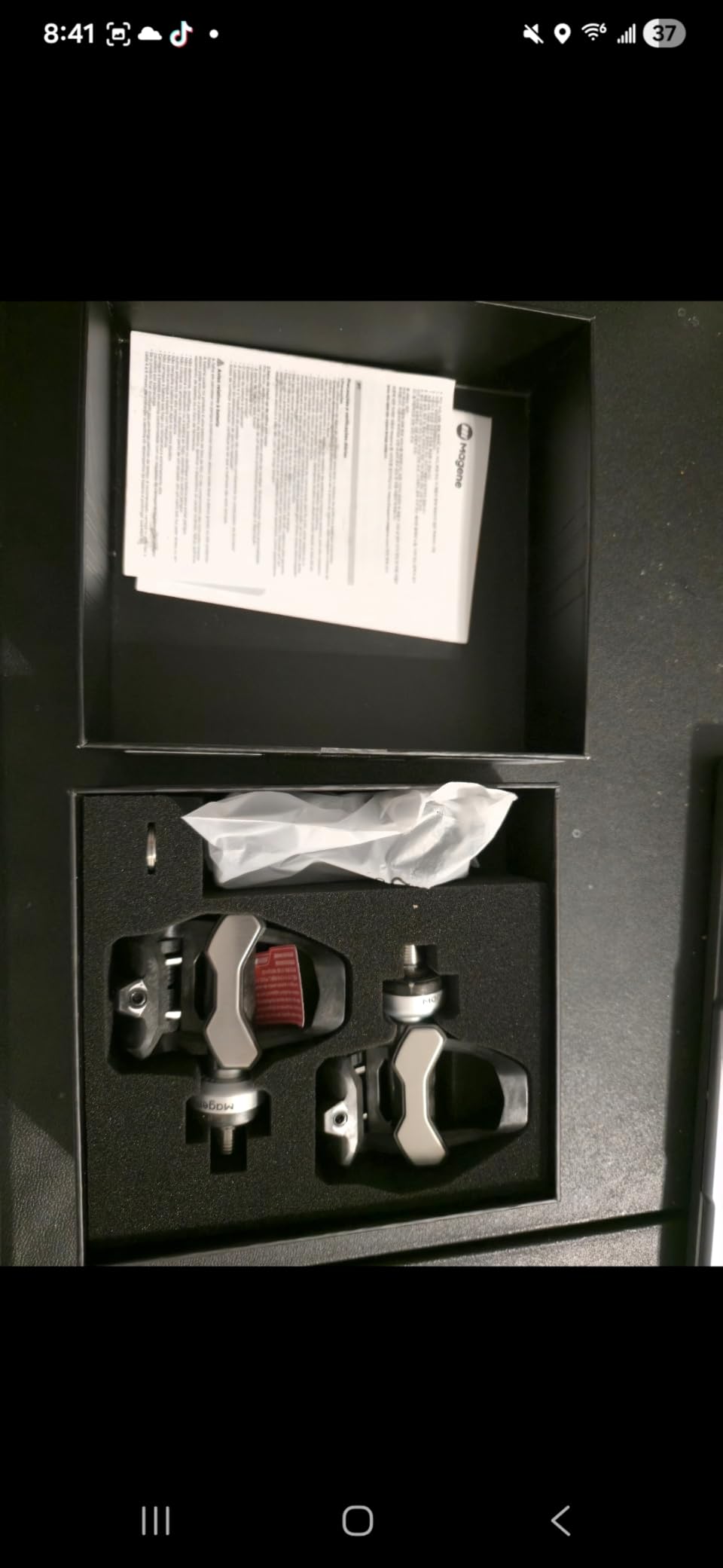 Magene P715 Dual-Sensing Side Power Meter Cycling Pedals, Silver, ±1% Accuracy Bike Power Meter, KEO Compatible, 120h Battery Life, Bluetooth & ANT+, Easy 1min Install customer photo 1